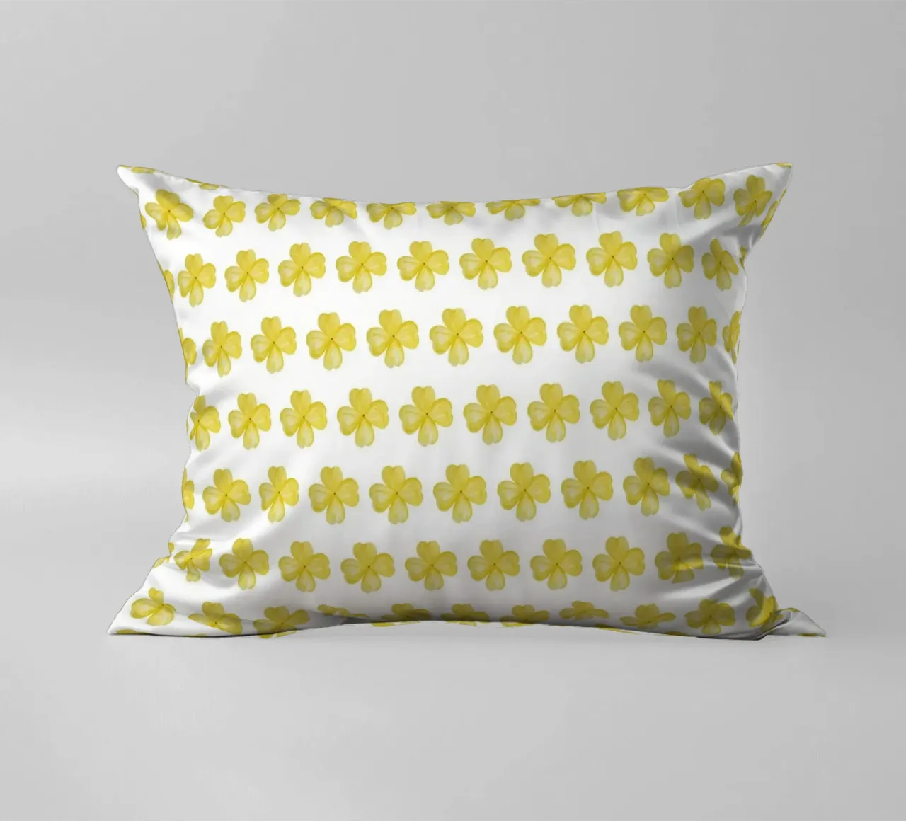 Yellow Flower Pattern cuscino da kathrinmay