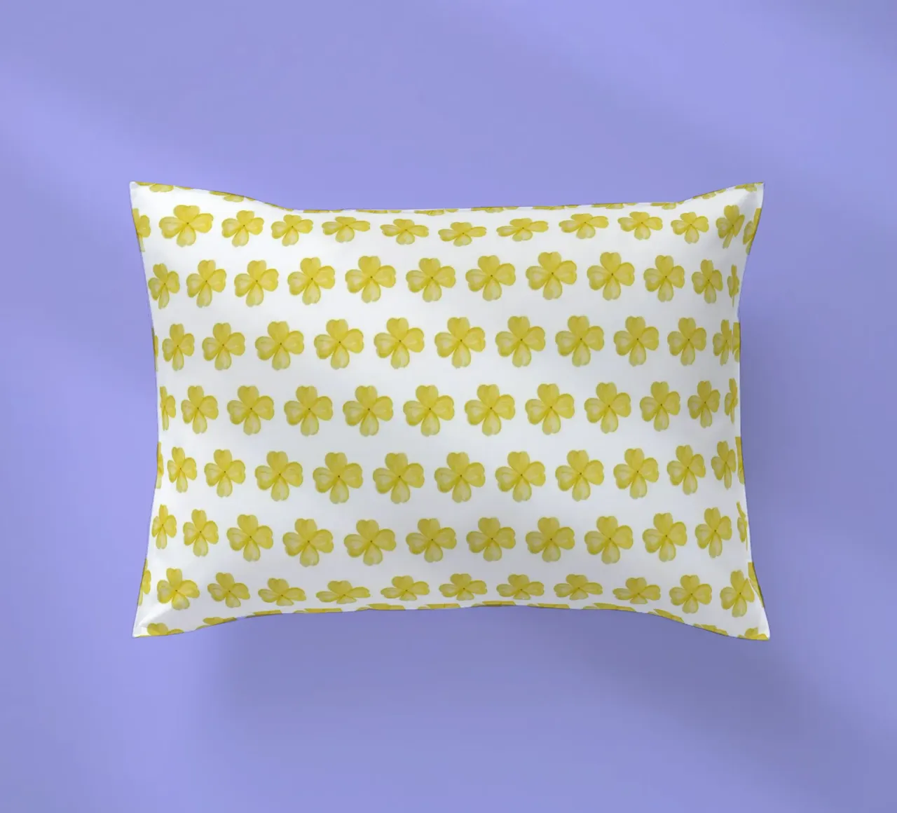 Yellow Flower Pattern cuscino da kathrinmay