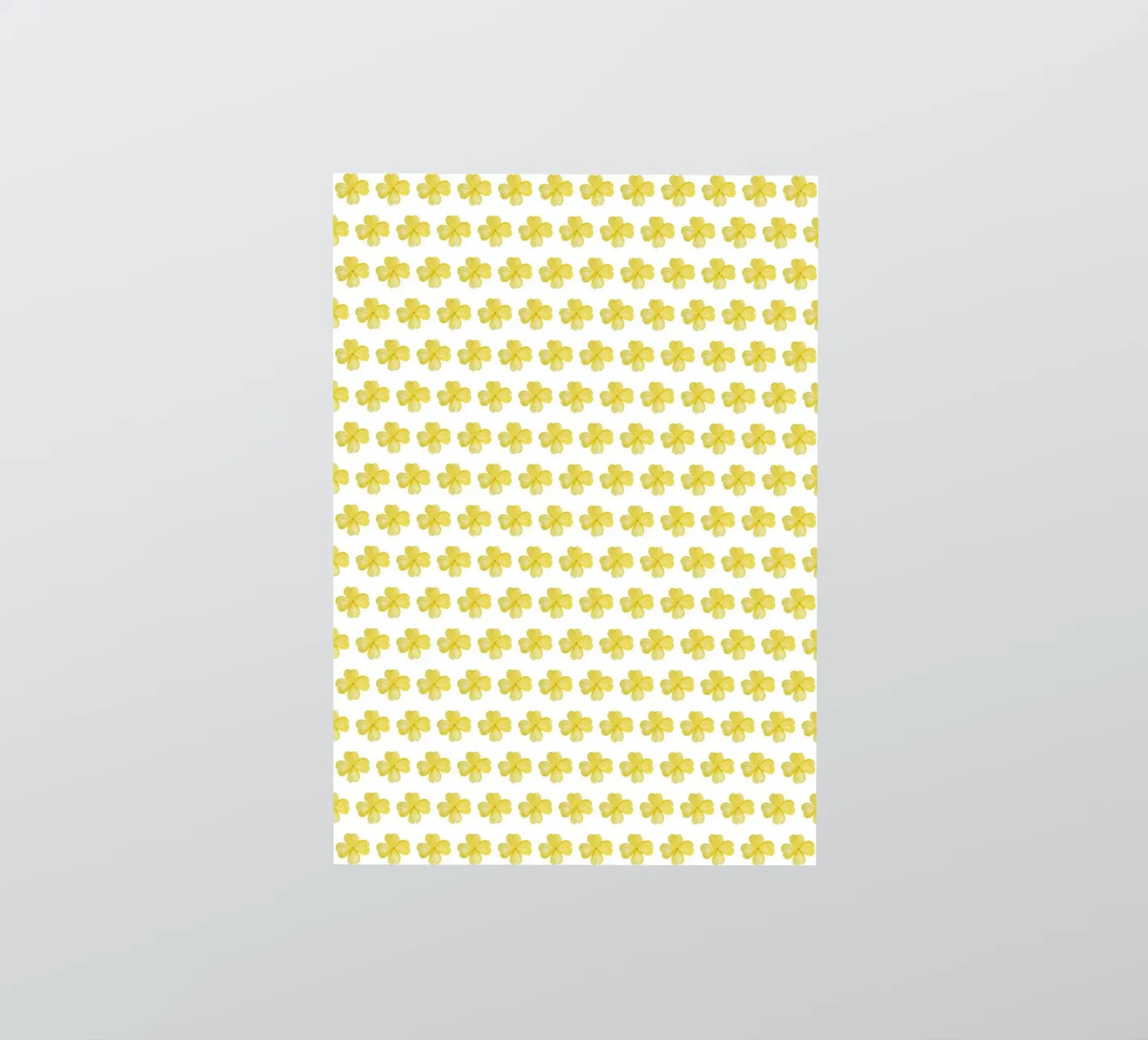 Watercolor Evening Primrose Pattern (Yellow Art) sticker by kathrinmay