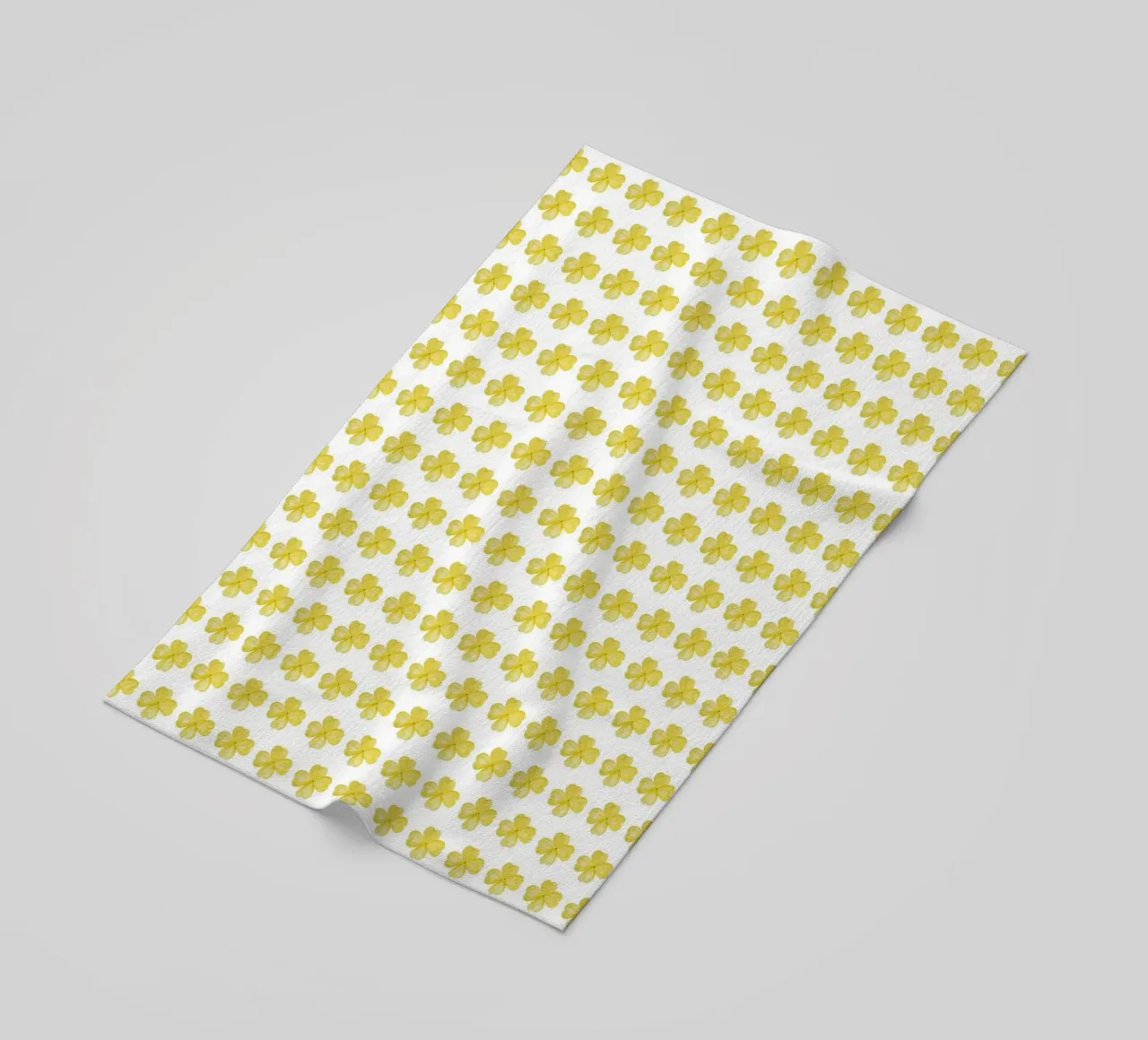 Yellow Flower Pattern telo mare da kathrinmay