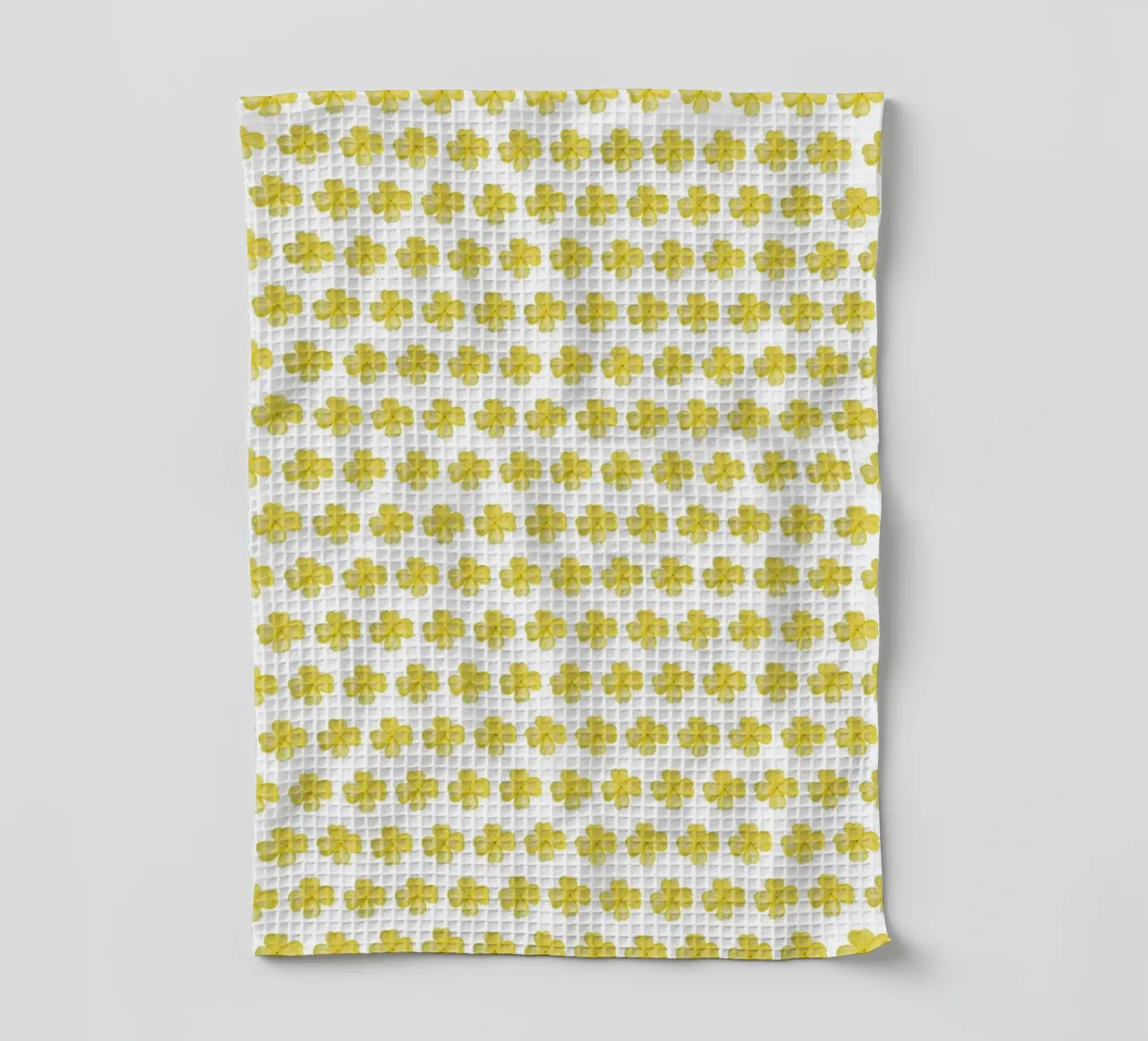 Yellow Flower Pattern canovaccio da cucina da kathrinmay