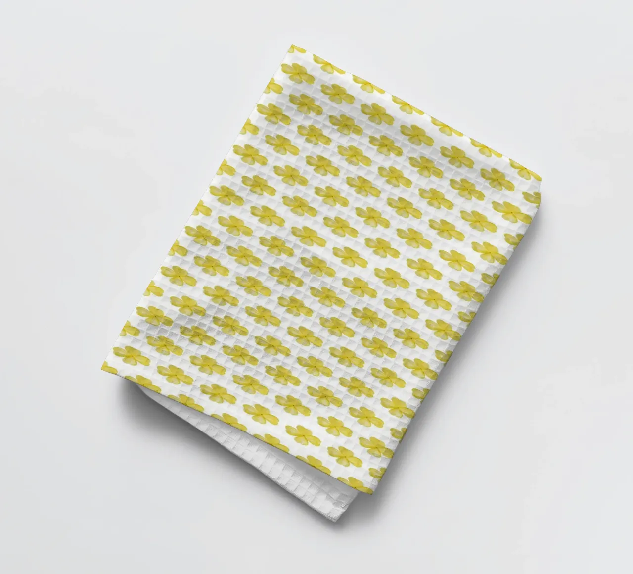 Yellow Flower Pattern canovaccio da cucina da kathrinmay