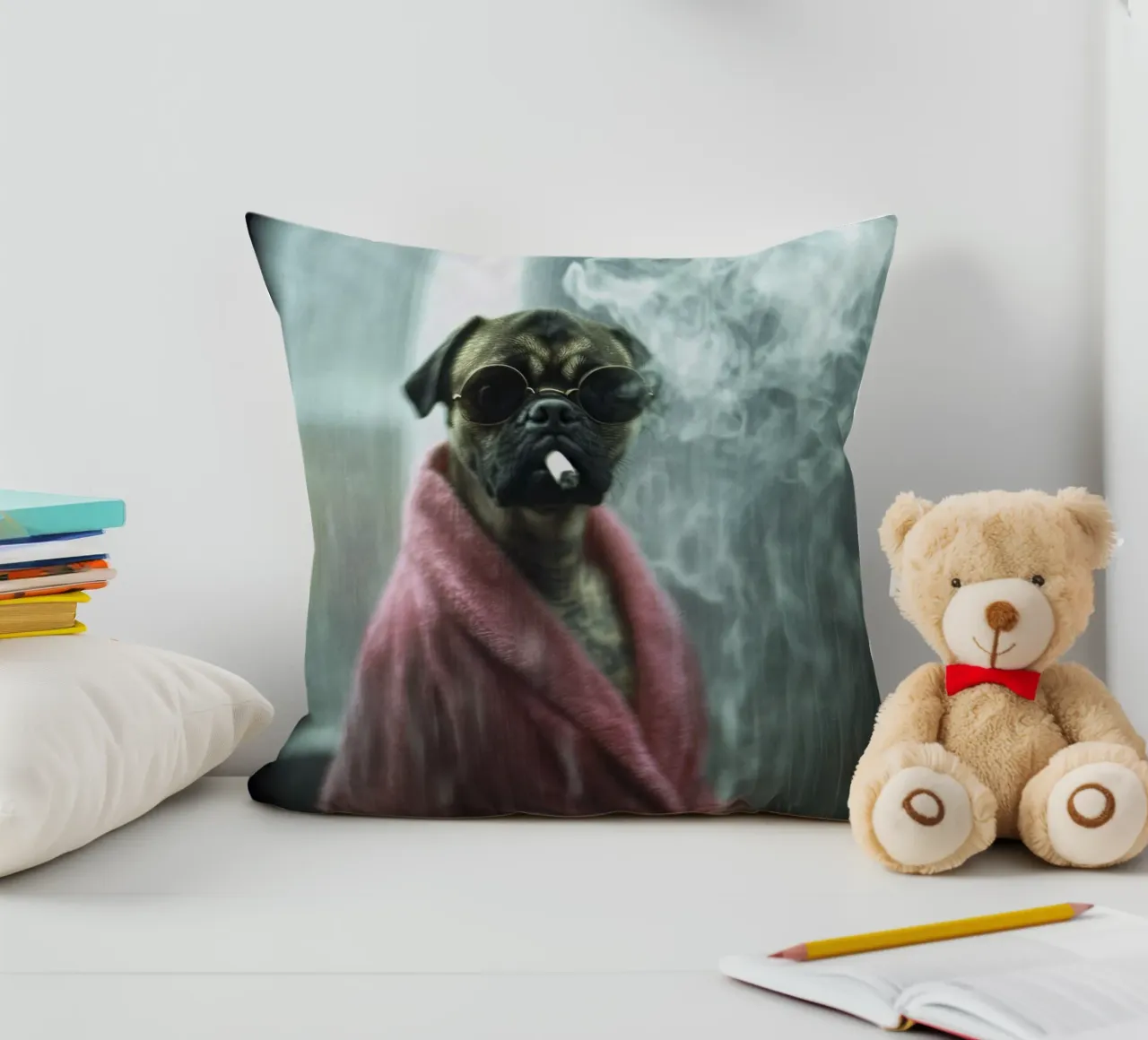Hugo cuscino da Affiches Chien Originales – Dogland