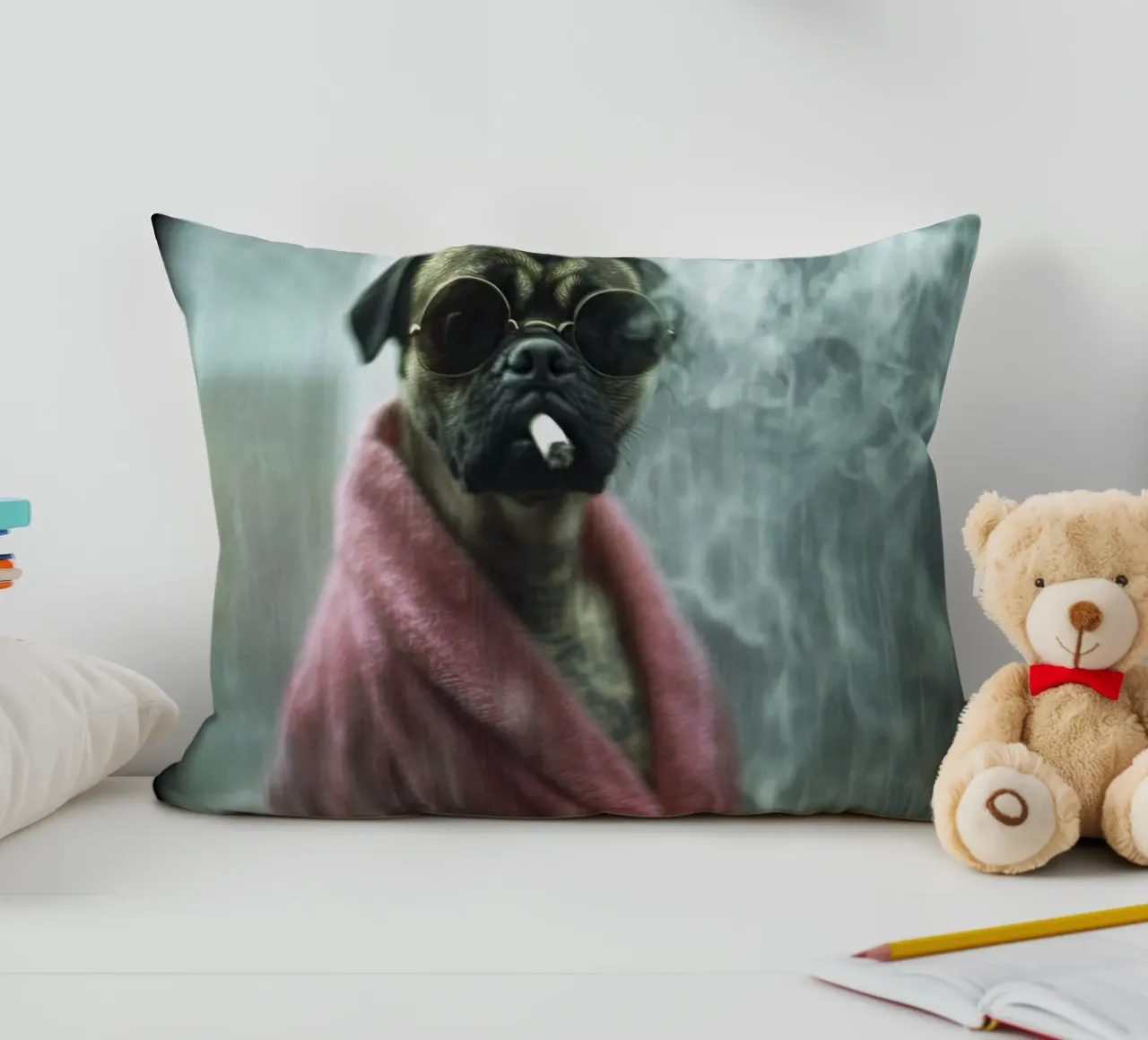 Hugo cuscino da Affiches Chien Originales – Dogland