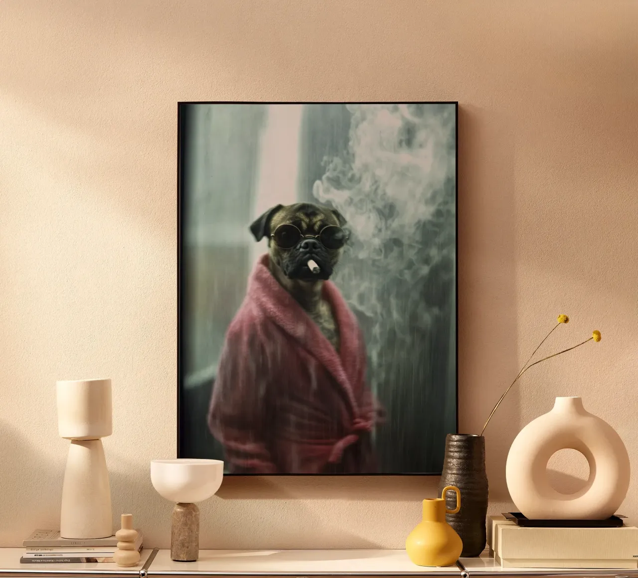 Hugo alluminio dibond da Affiches Chien Originales – Dogland