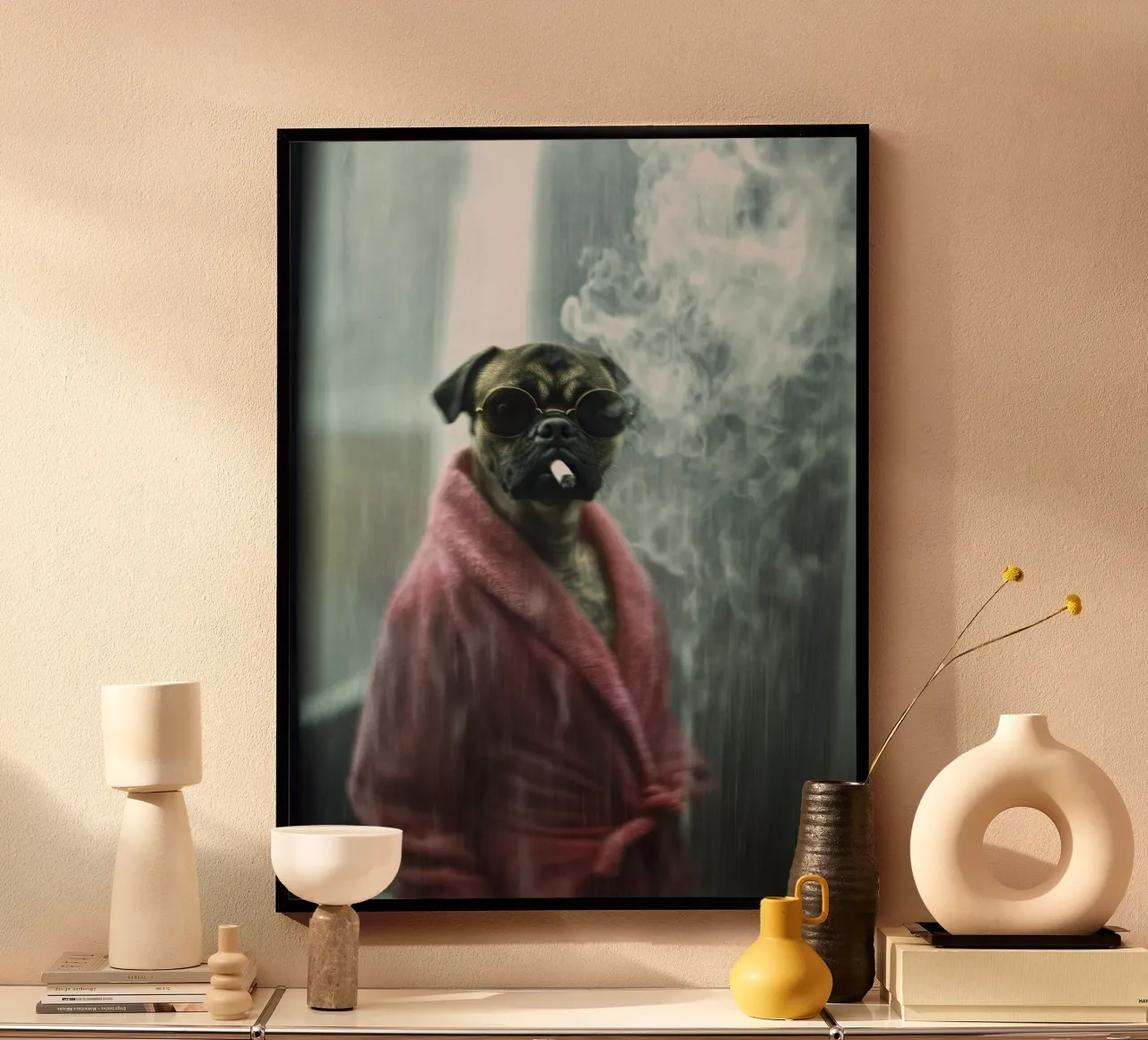 Hugo carta hahnemühle da Affiches Chien Originales – Dogland