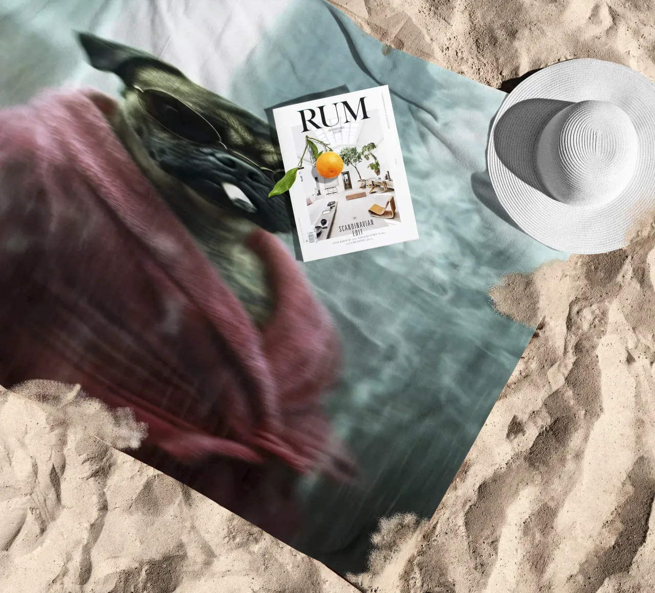 Hugo telo mare da Affiches Chien Originales – Dogland