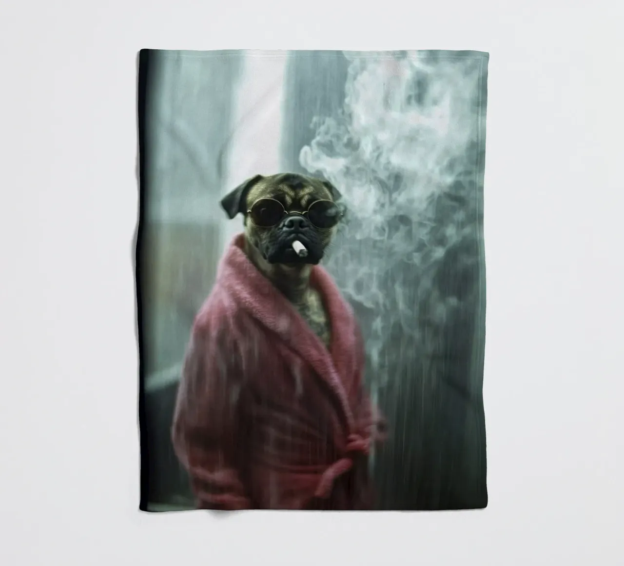 Hugo coperta in pile da Affiches Chien Originales – Dogland