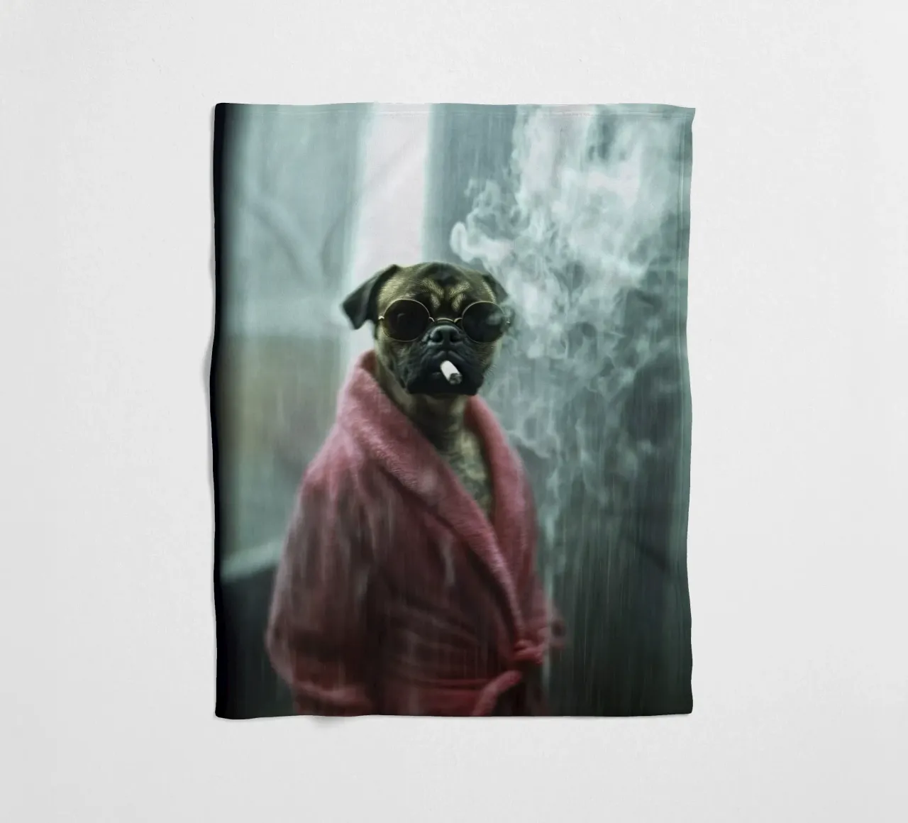 Hugo coperta in pile da Affiches Chien Originales – Dogland