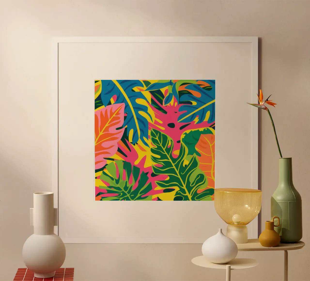 Fiamma di Anthurium poster da Moon Revolver