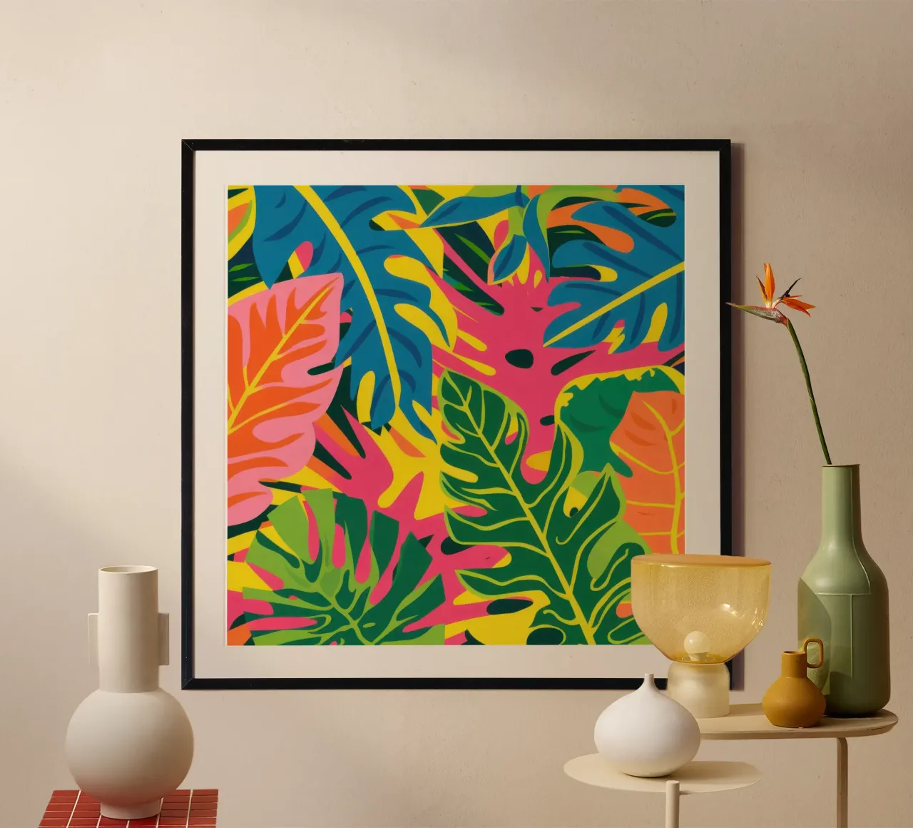 Fiamma di Anthurium poster da Moon Revolver