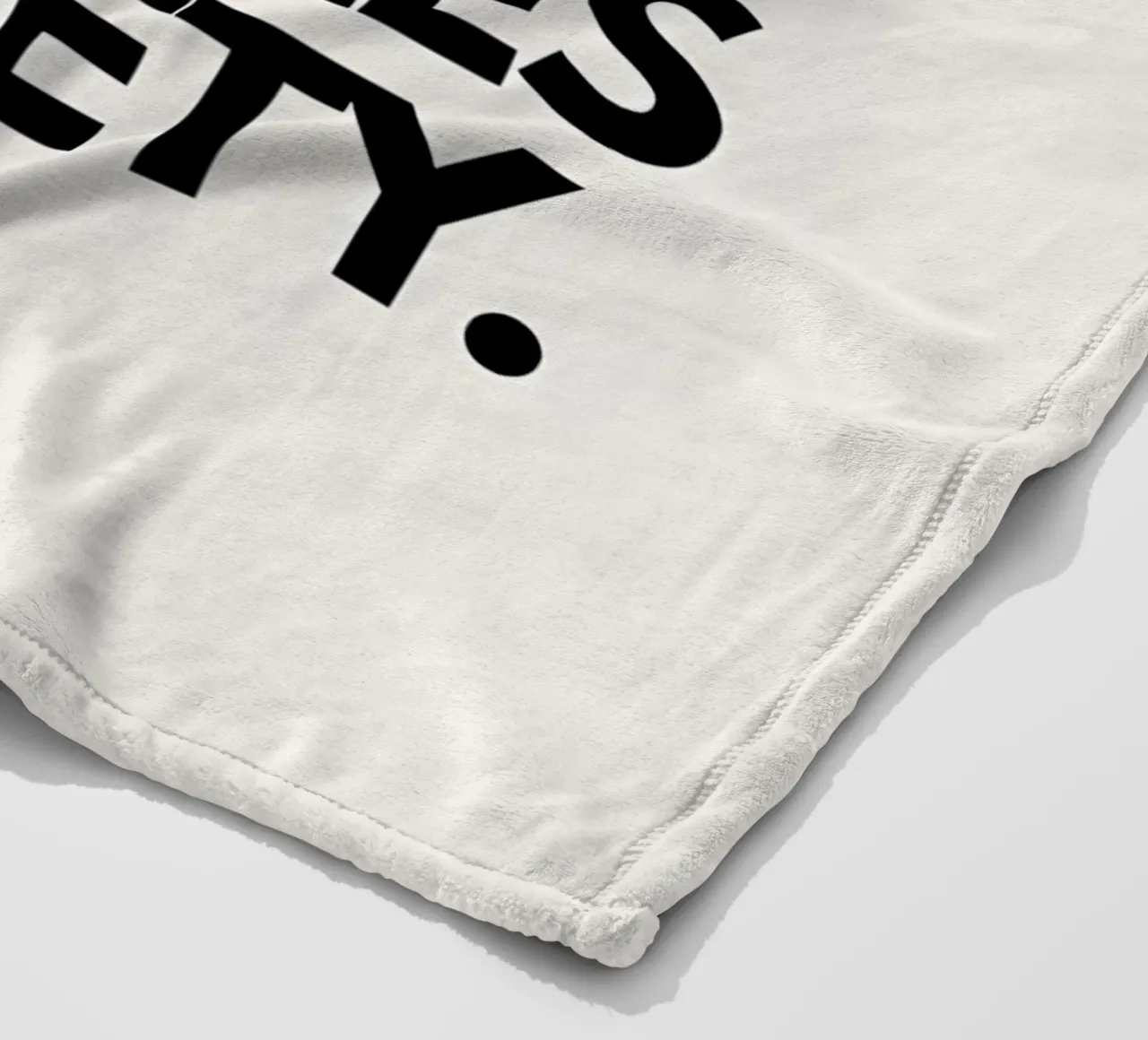 "Ambition without action becomes anxiety." coperta in pile da Type & Tape