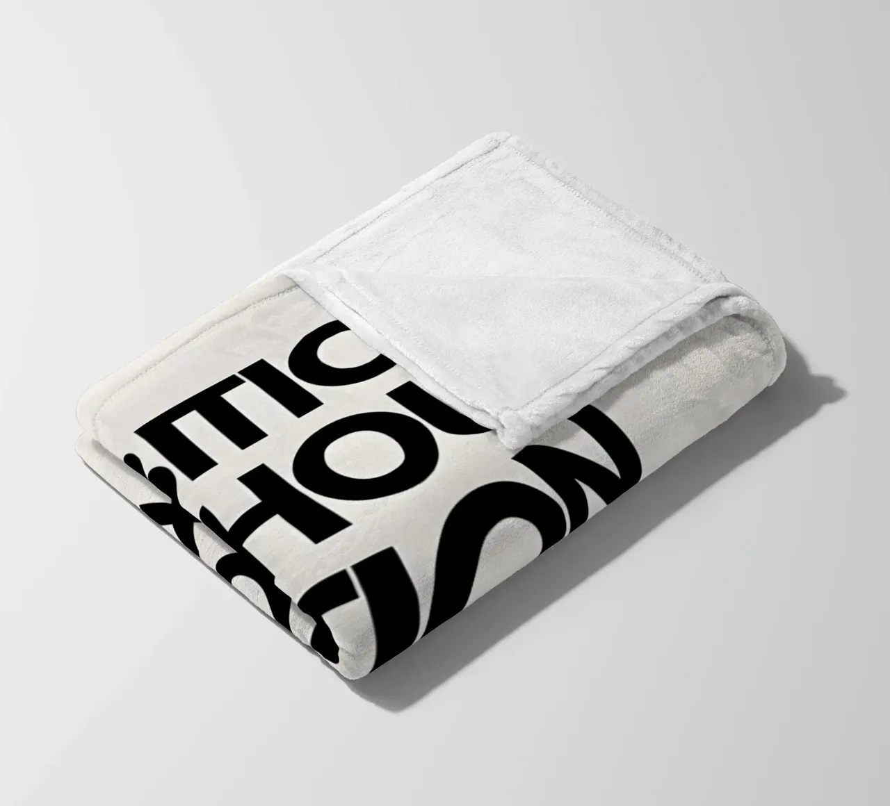 "Ambition without action becomes anxiety." coperta in pile da Type & Tape