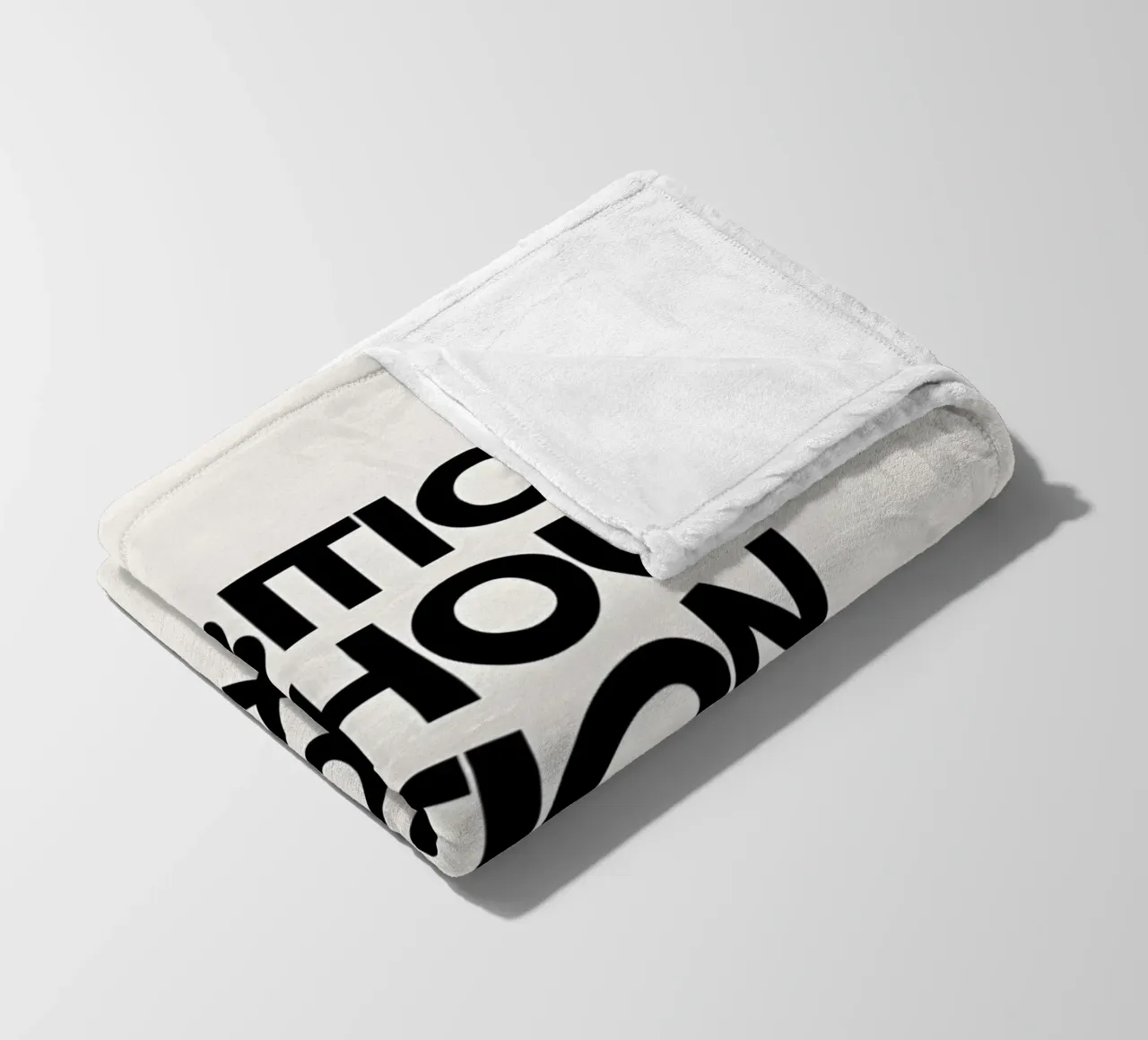 "Ambition without action becomes anxiety." coperta in pile da Type & Tape