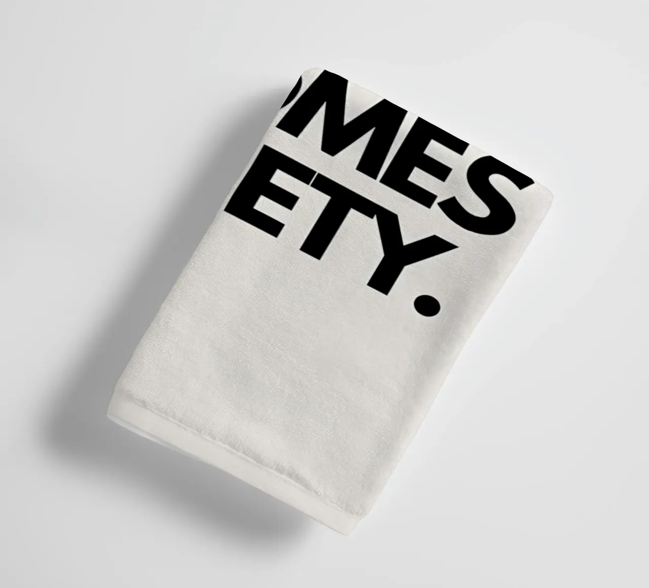 "Ambition without action becomes anxiety." asciugamano da bagno da Type & Tape