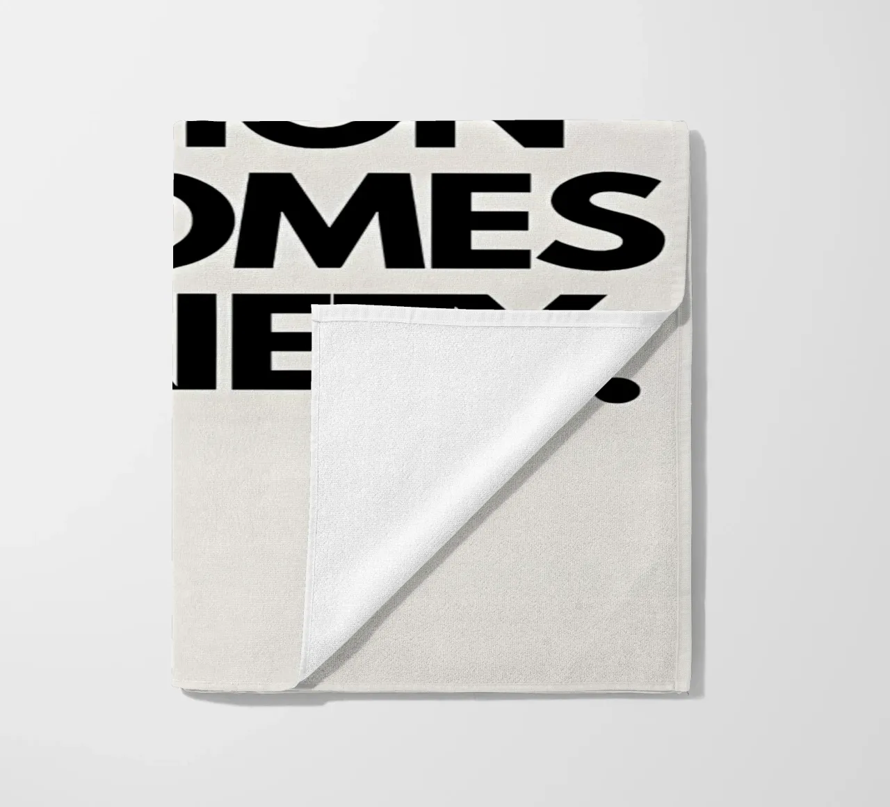 "Ambition without action becomes anxiety." telo mare da Type & Tape