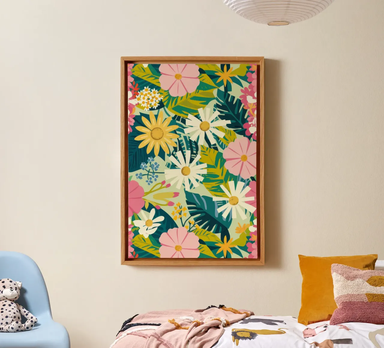 Sogno infinito di margherita tela con Cornice a cassetta da Sure Paint