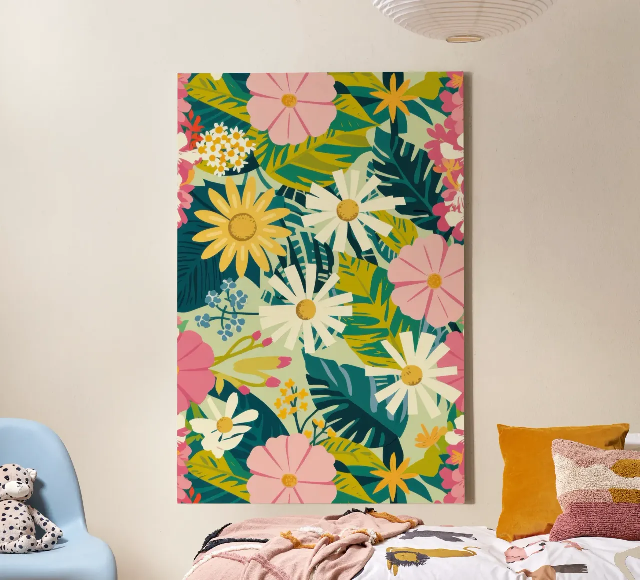 Sogno infinito di margherita tela con Cornice a cassetta da Sure Paint