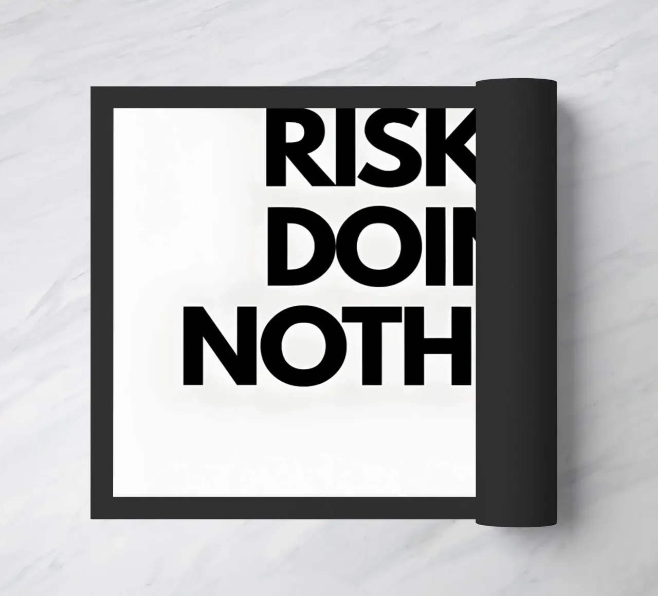 "The real risk doing nothing" zerbino da Type & Tape