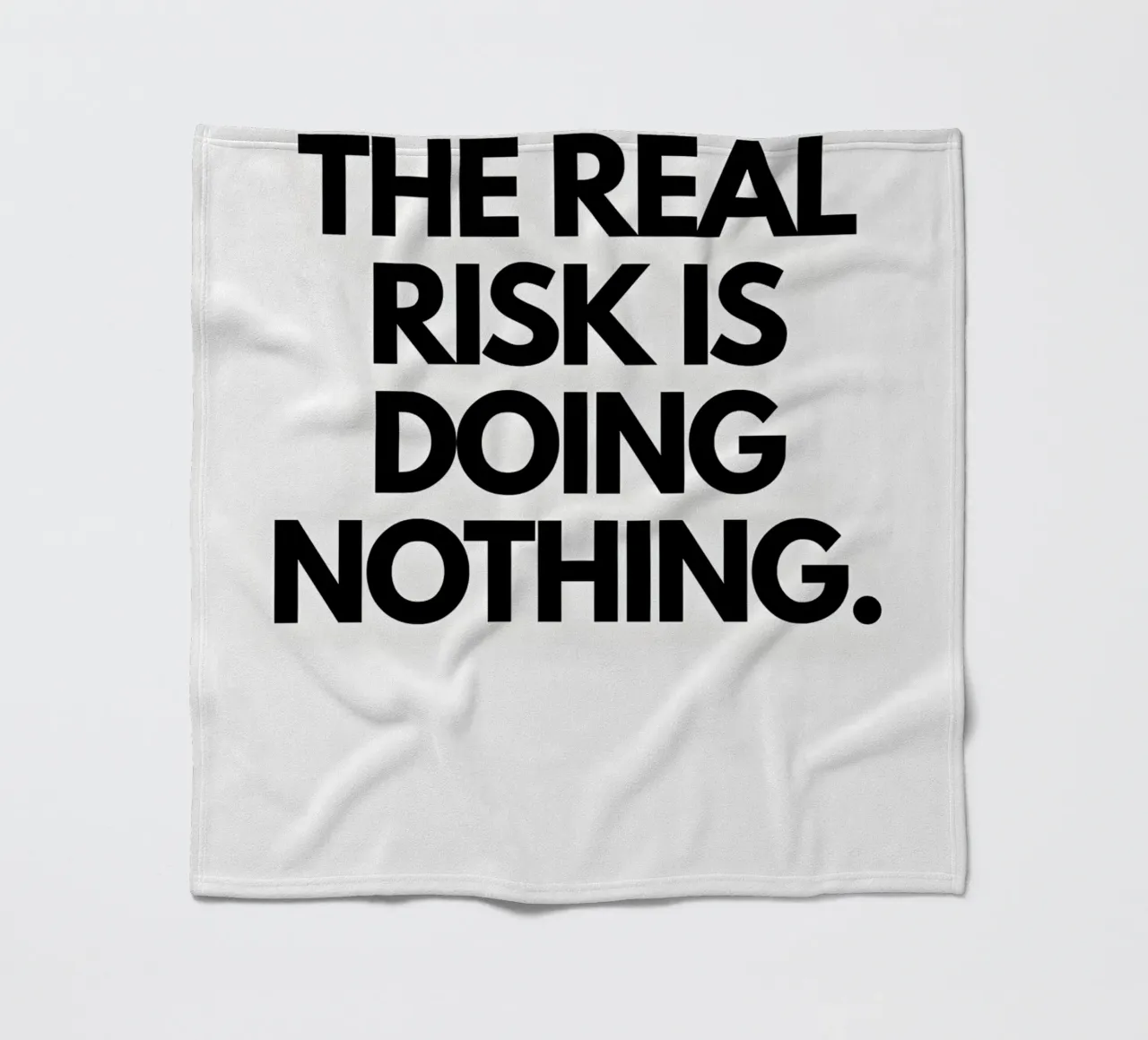 "The real risk doing nothing" coperta in pile da Type & Tape
