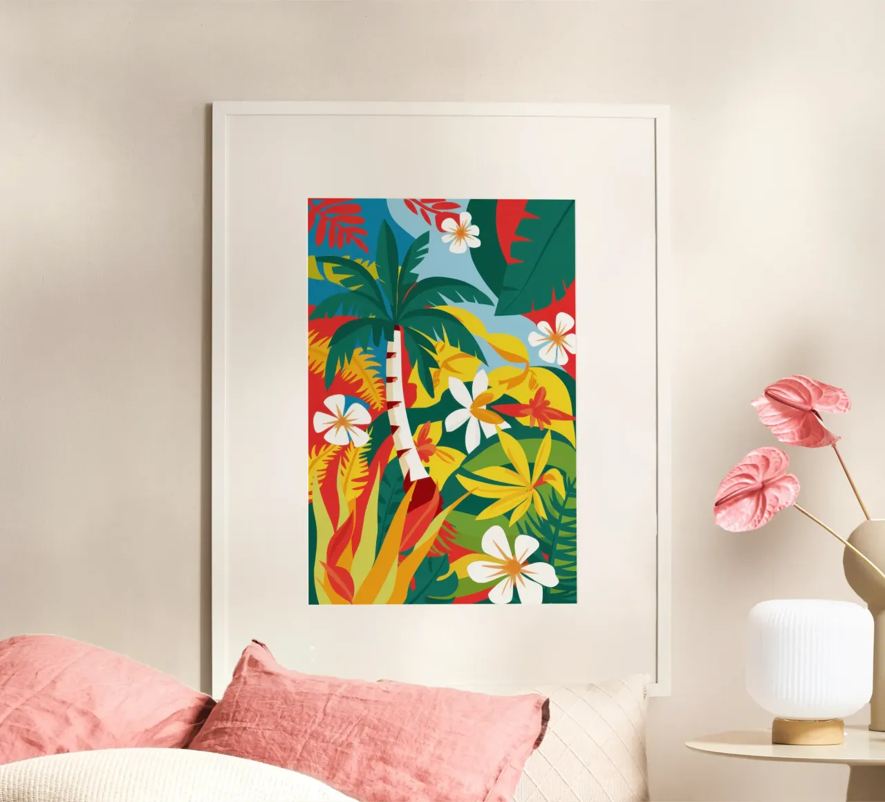 Paradiso delle margherite soleggiate poster da Orchid Patina