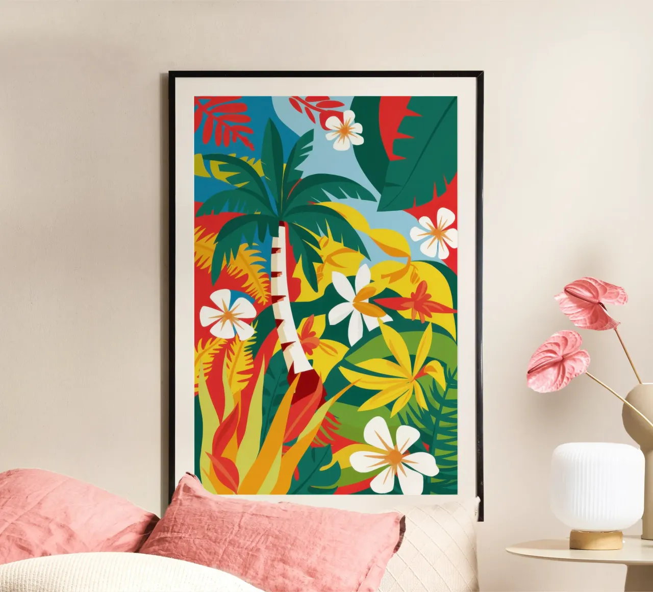 Paradiso delle margherite soleggiate poster da Orchid Patina