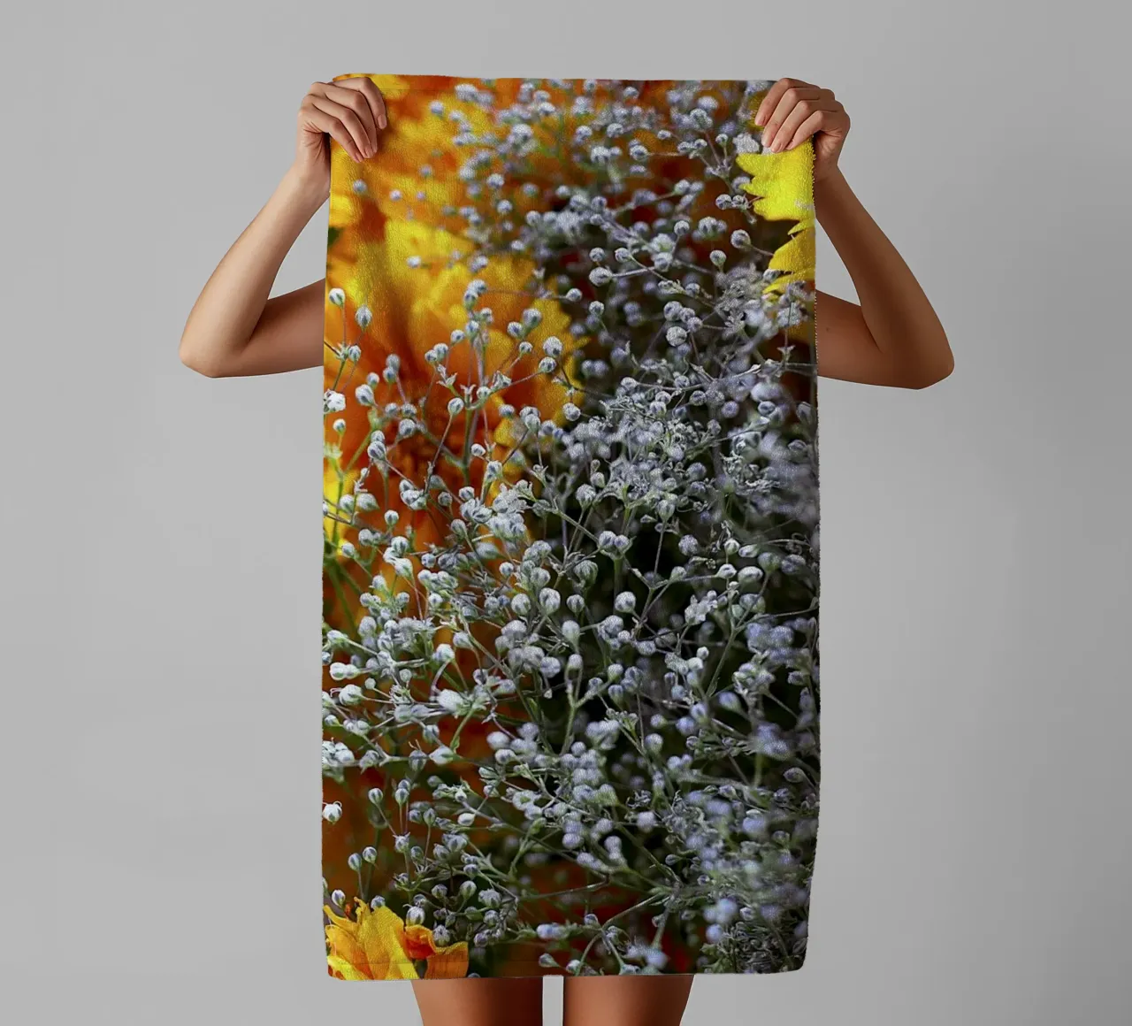 Whispers in White – Fine Art Print towel by jay