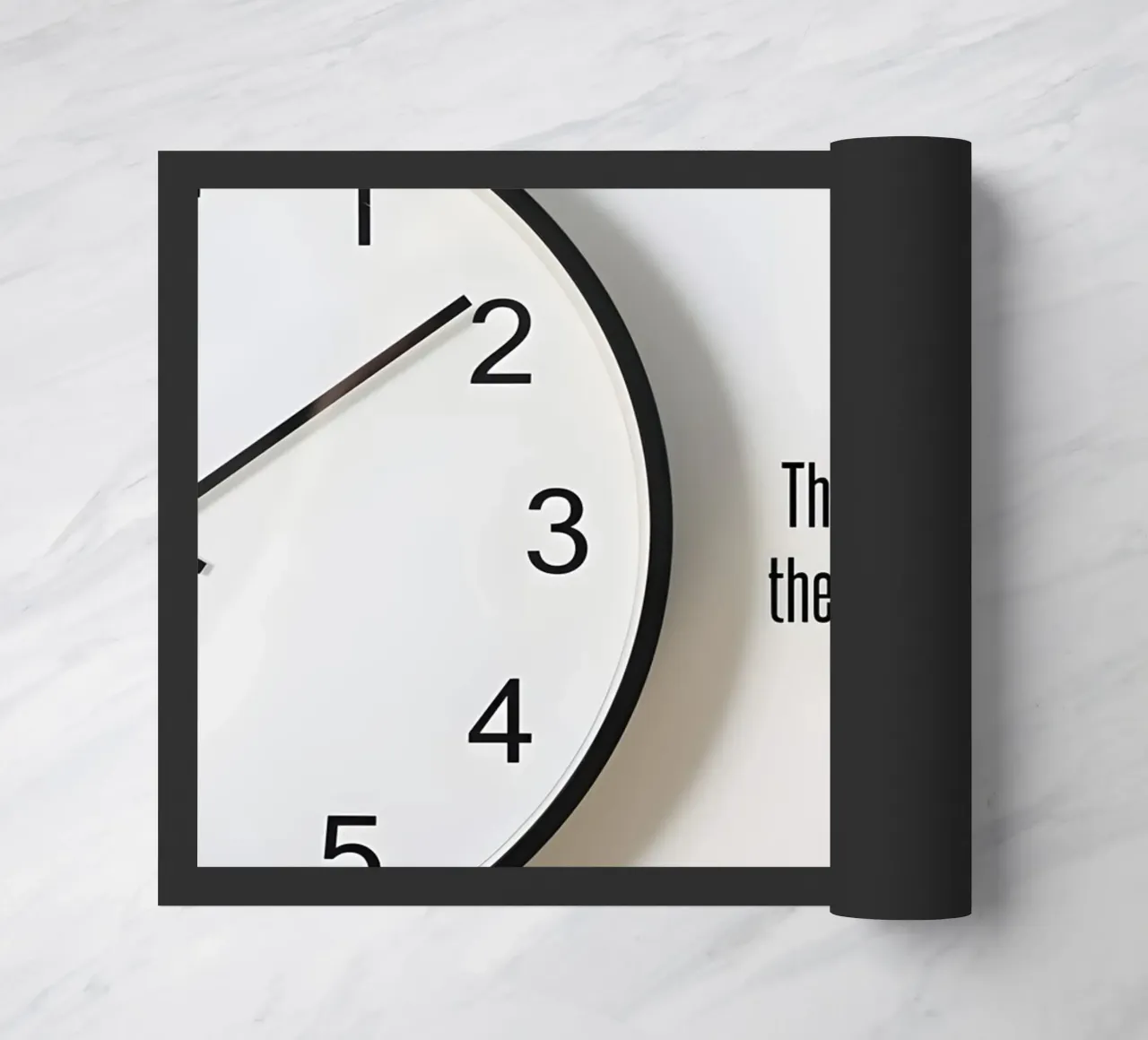 "The more time you waste, the more you will struggle. zerbino da Type & Tape