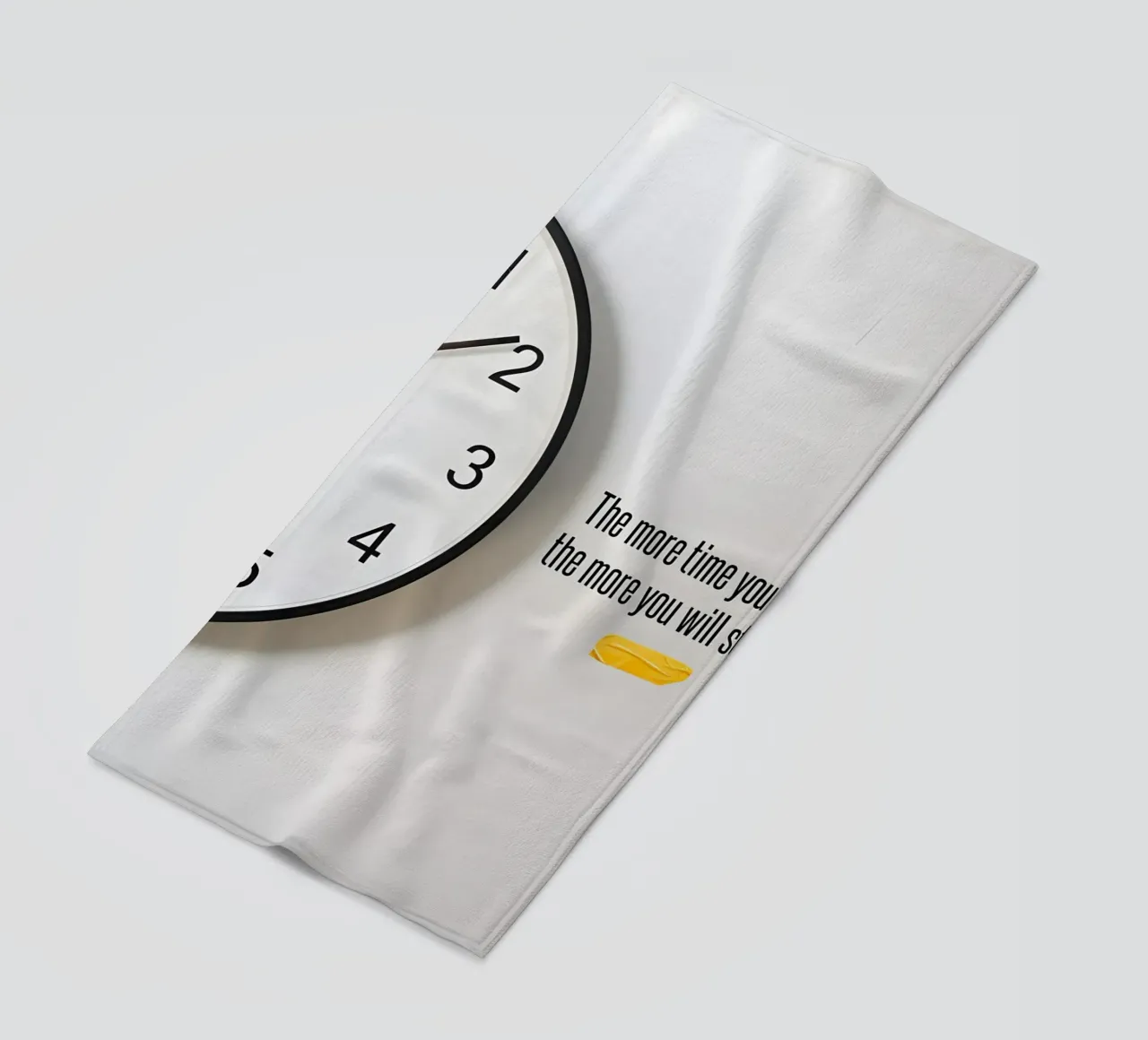 "The more time you waste, the more you will struggle. telo mare da Type & Tape