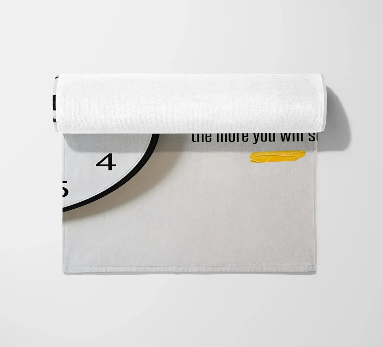 "The more time you waste, the more you will struggle. telo mare da Type & Tape