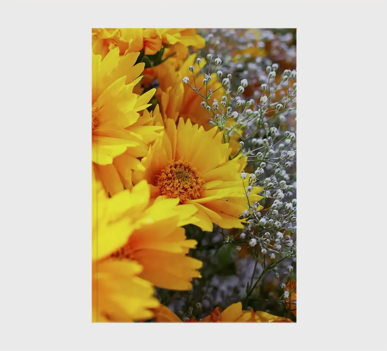 Split the Space – Fine Art Print notebook by jay