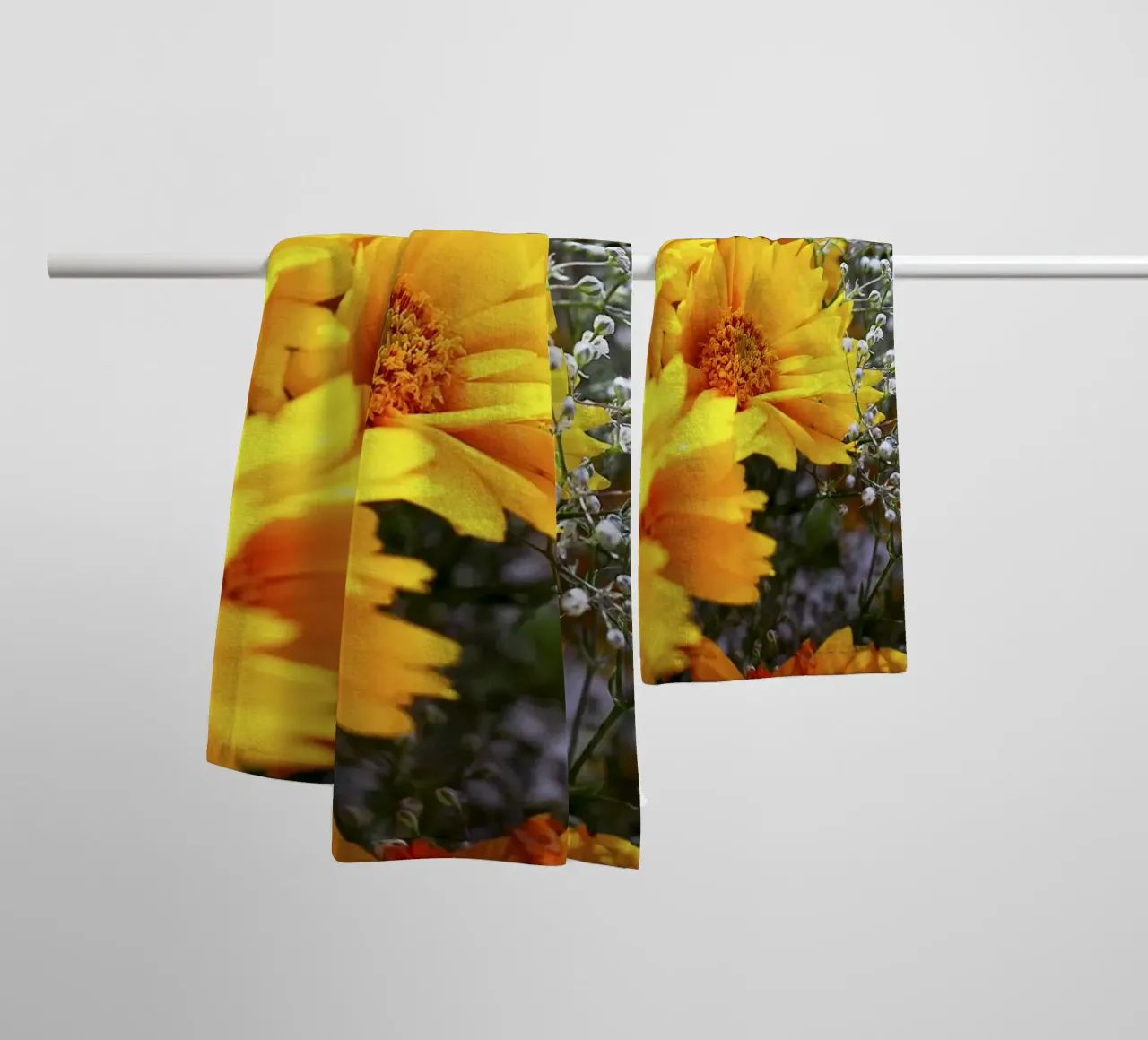 Split the Space – Fine Art Print towel by jay