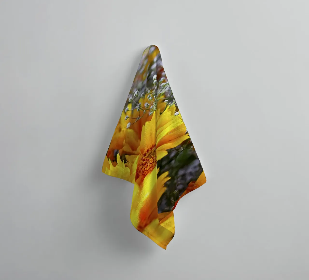 Split the Space – Fine Art Print towel by jay