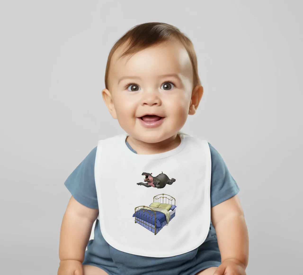 Break Time (Coloured) bavaglino da Rob Art | Illustration