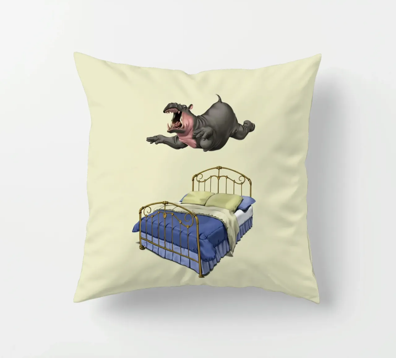 Break Time (Coloured) cuscino da Rob Art | Illustration