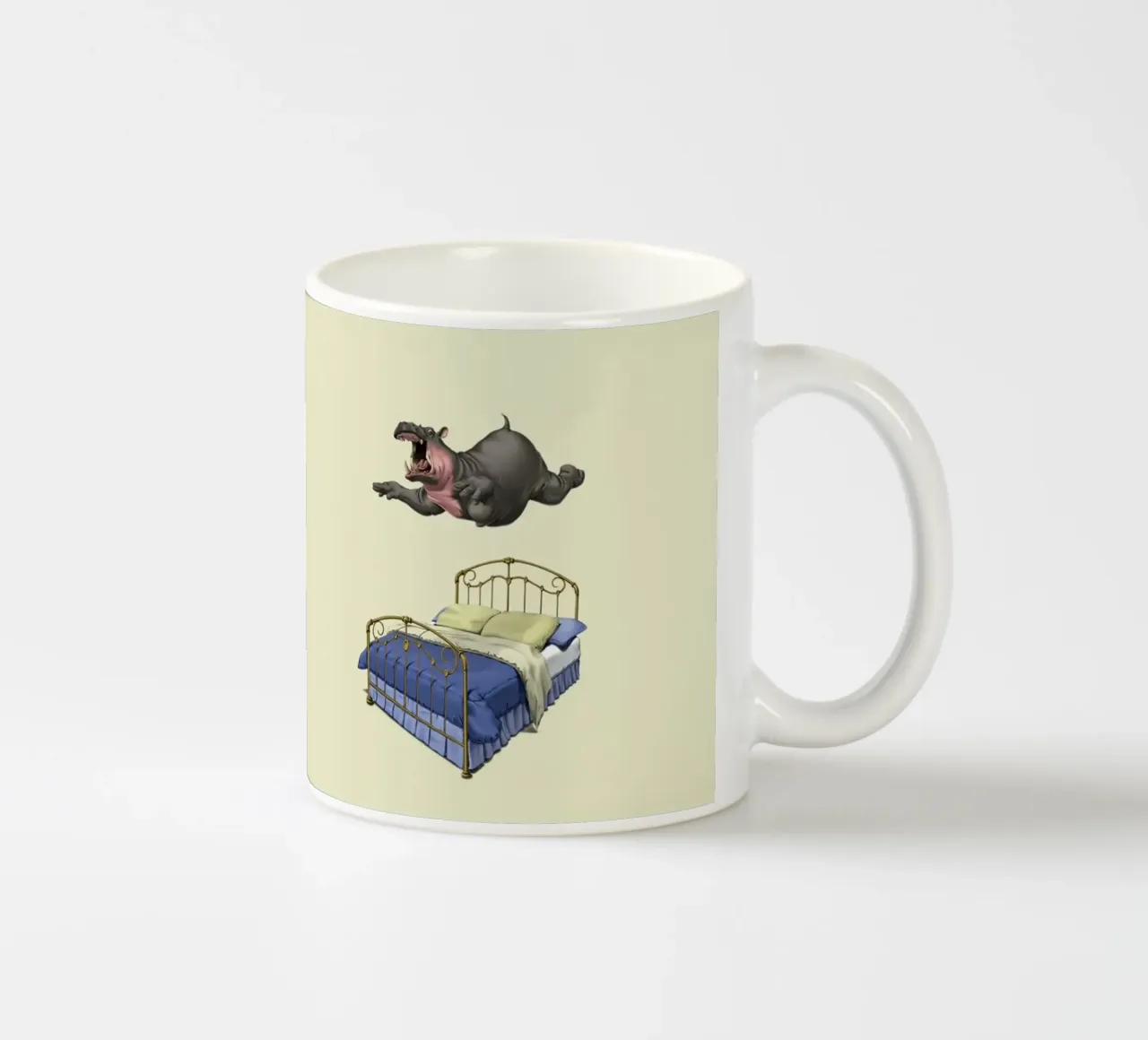 Break Time (Coloured) tazza in ceramica da Rob Art | Illustration