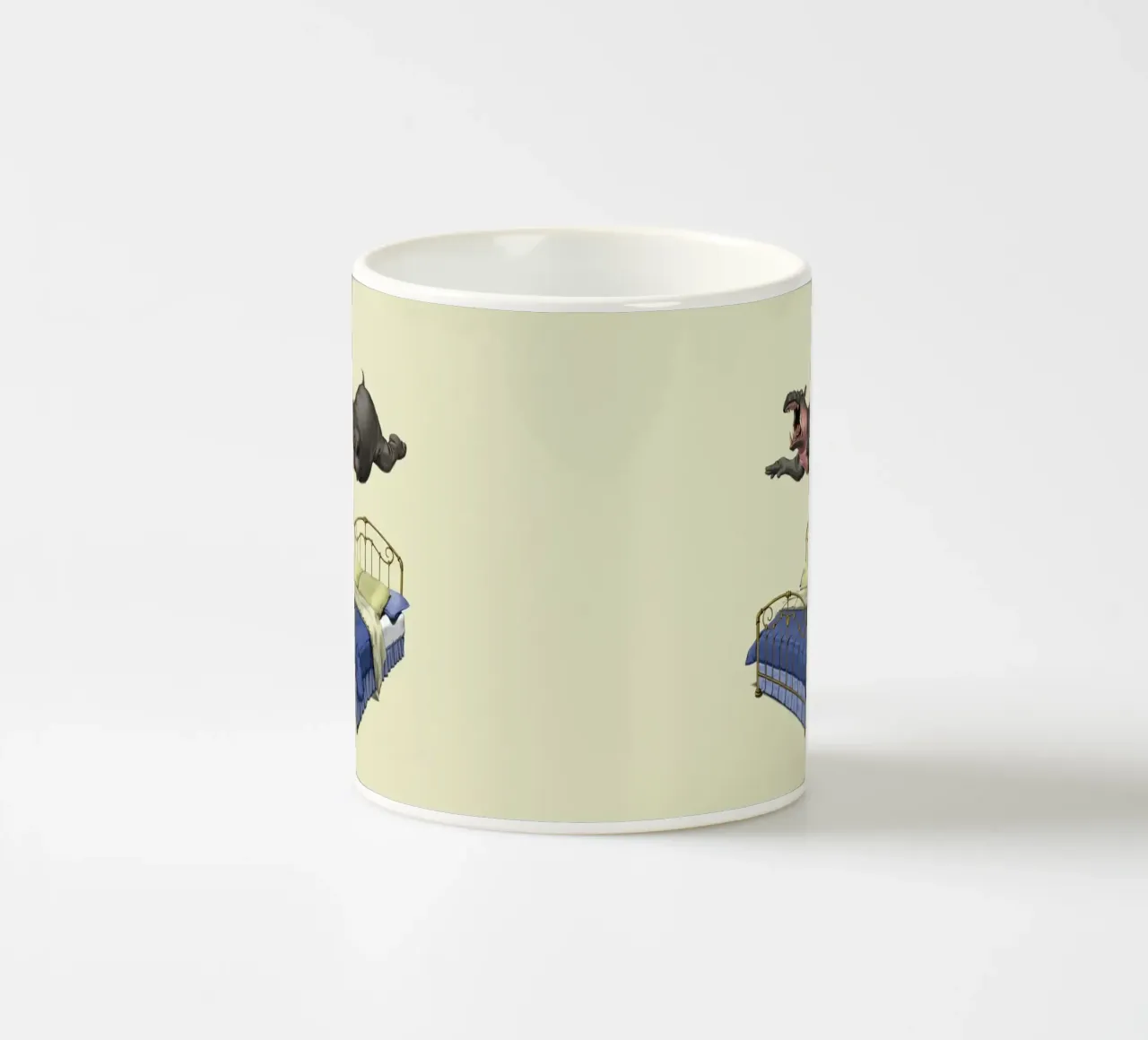 Break Time (Coloured) tazza in ceramica da Rob Art | Illustration