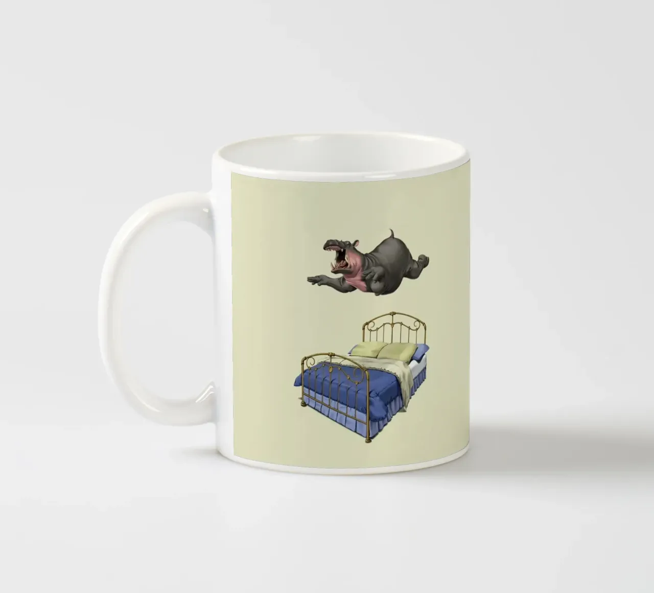 Break Time (Coloured) tazza in ceramica da Rob Art | Illustration