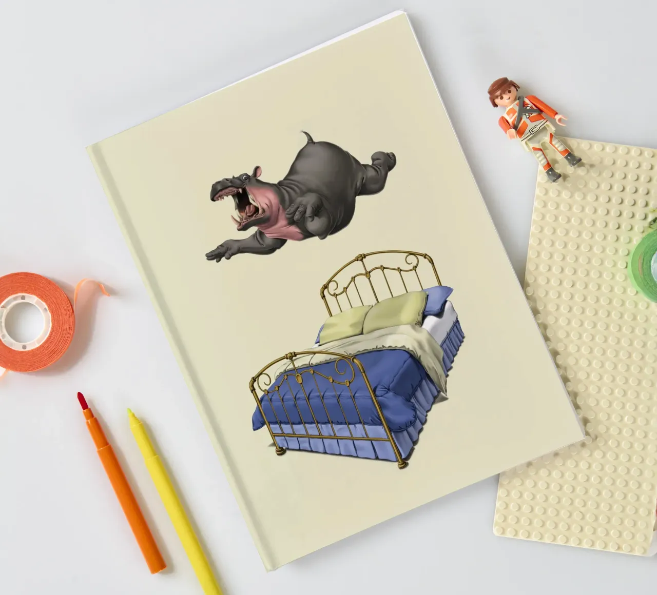 Break Time (Coloured) notebook by Rob Art | Illustration
