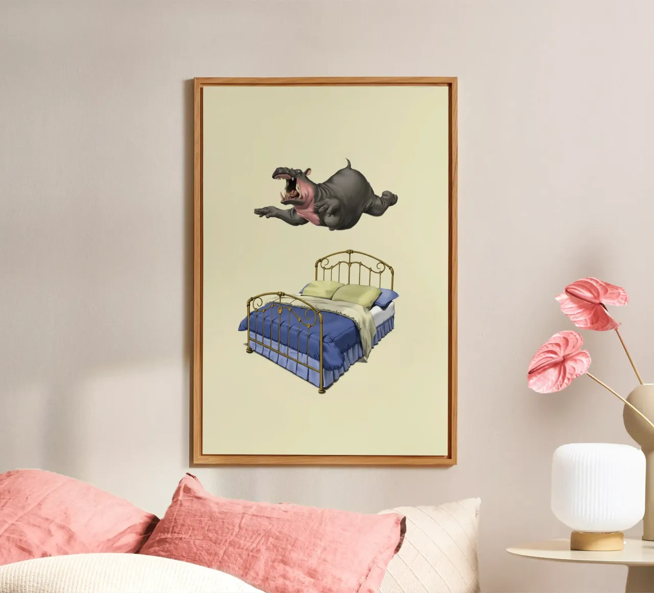 Break Time (Coloured) alluminio dibond da Rob Art | Illustration