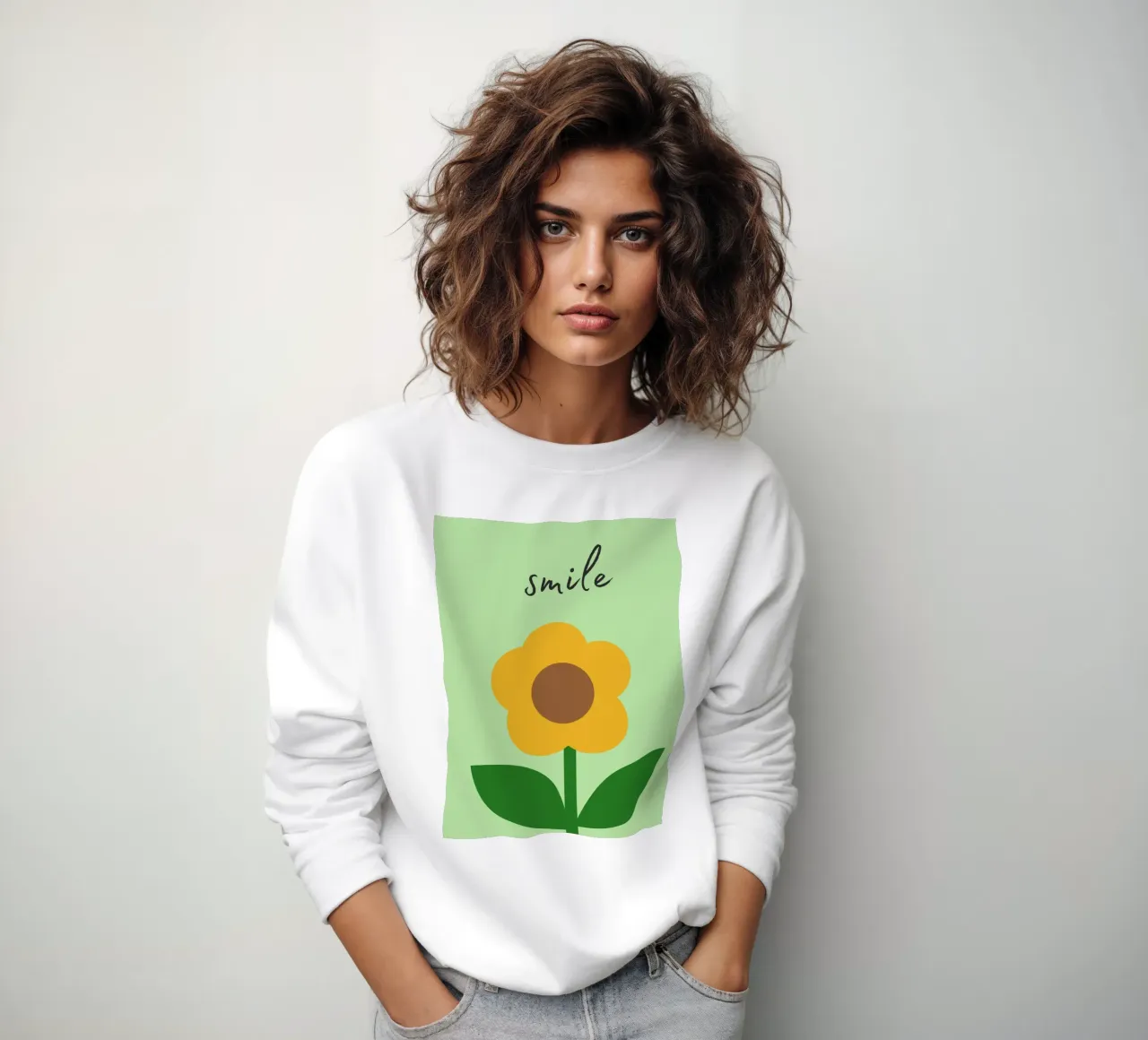 Fiore positivo felpa da IamHomeStudio