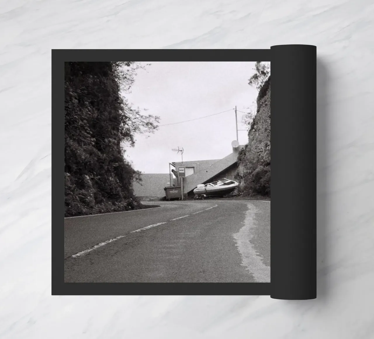 Gatto e barca zerbino da Mane