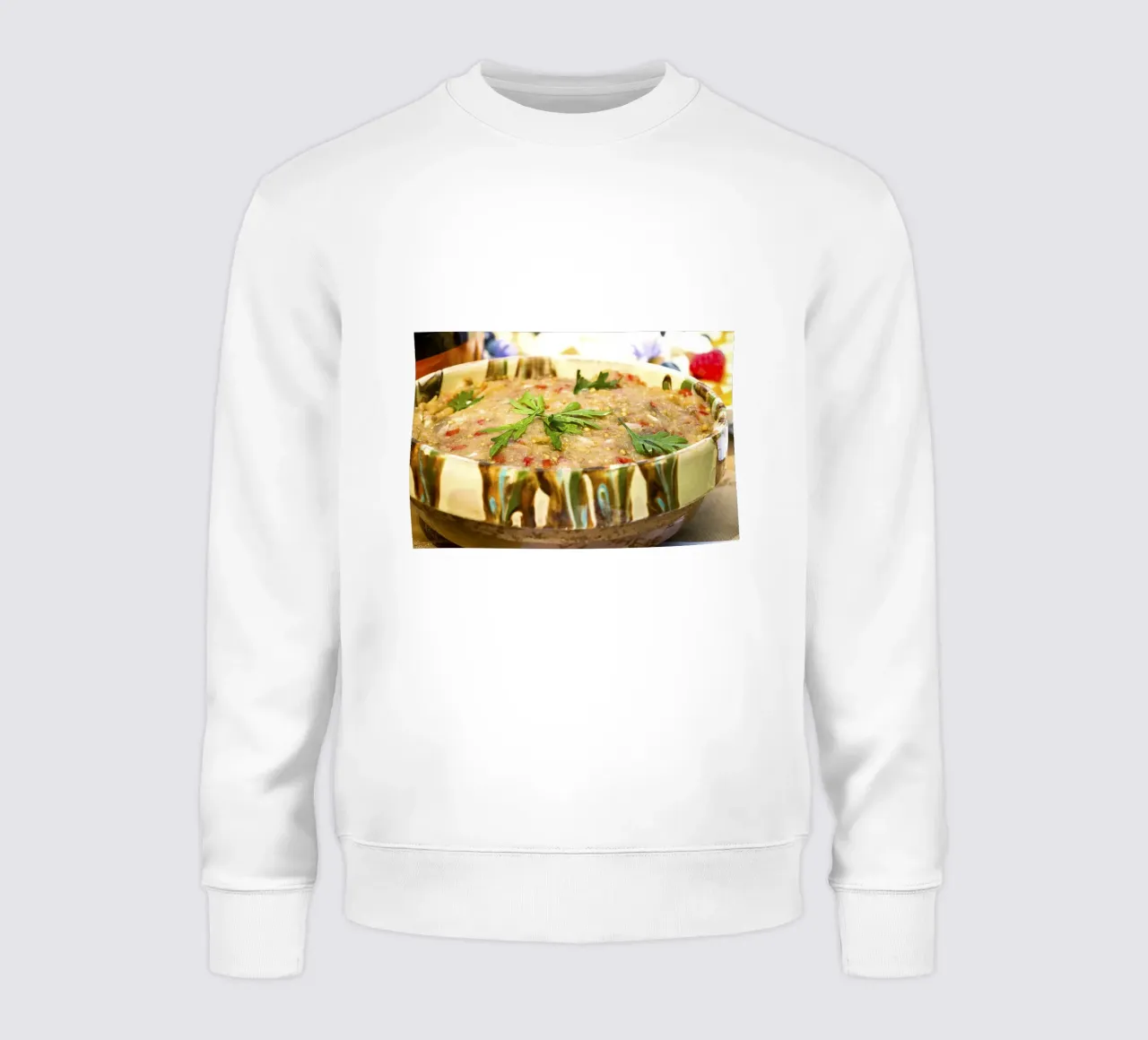 Ensalada rústica de berenjenas - Fine Art Print sudadera de jay