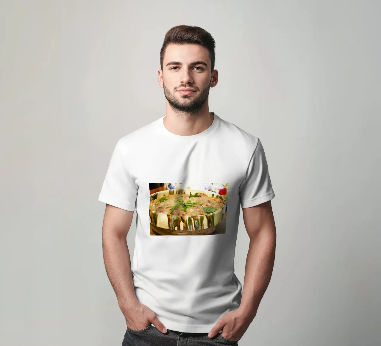 Ensalada rústica de berenjenas - Fine Art Print camiseta de jay