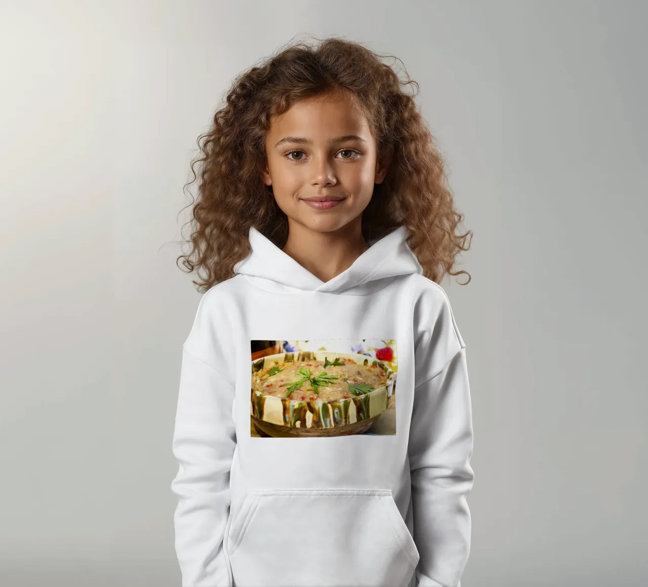 Ensalada rústica de berenjenas - Fine Art Print sudadera con capucha para niño de jay