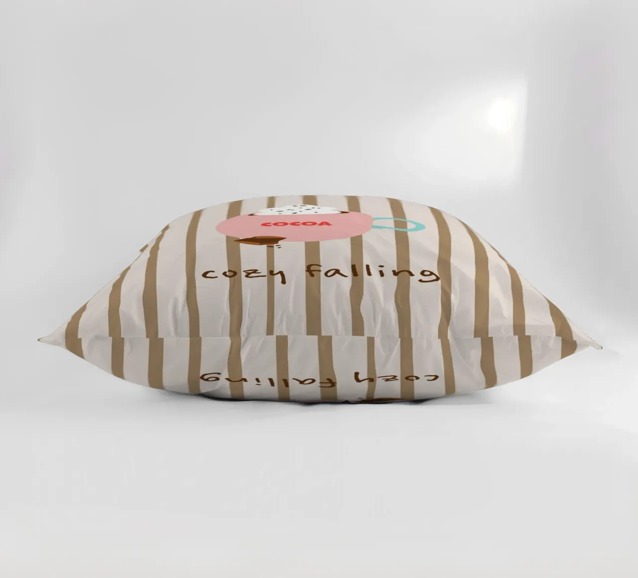 cozy falling. (hot chocolate) autumn vibes cuscino da FRICKE DESIGN