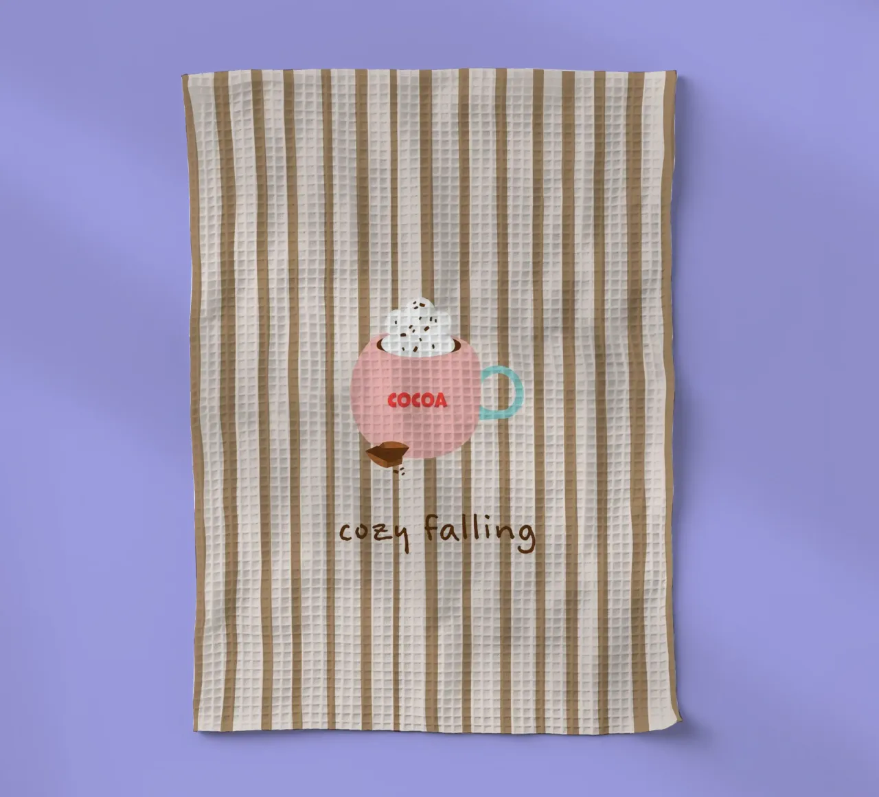 cozy falling. (hot chocolate) autumn vibes canovaccio da cucina da FRICKE DESIGN
