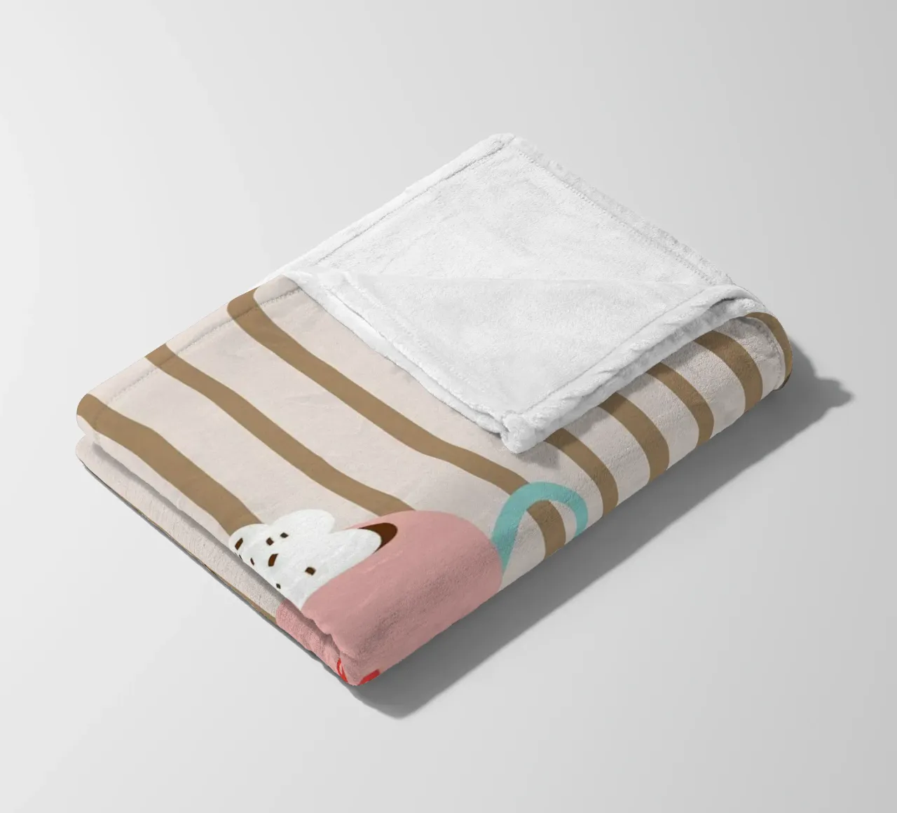 cozy falling. (hot chocolate) autumn vibes coperta in pile da FRICKE DESIGN