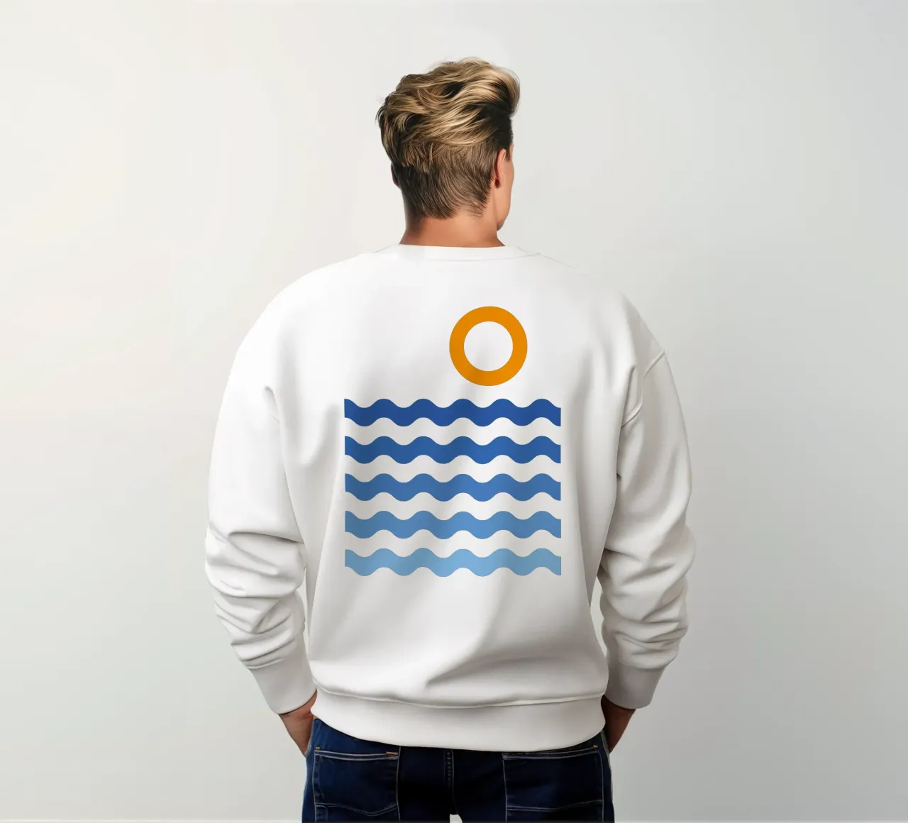 Sun & Sea sweatshirt by Schuhmann Design