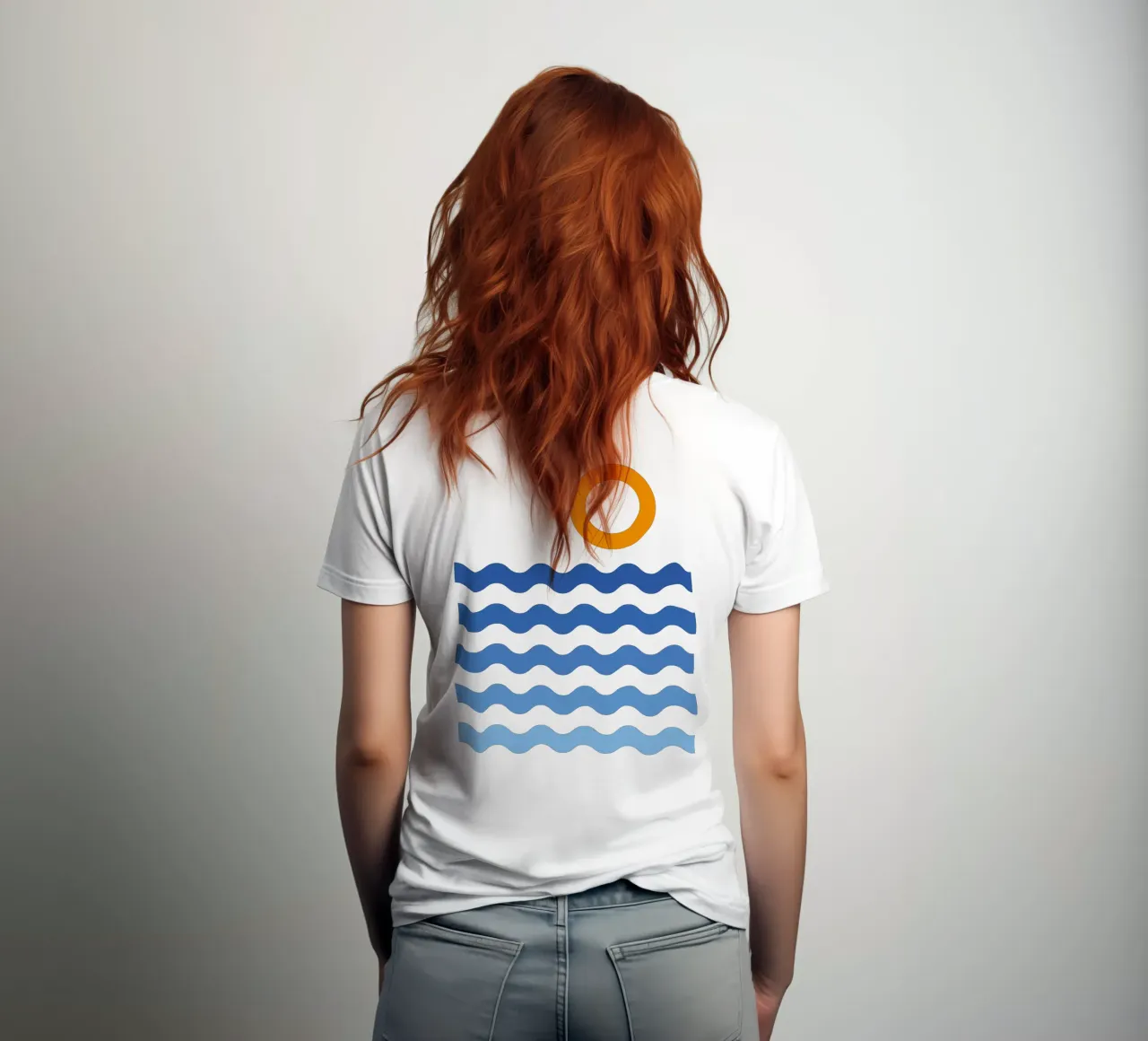 Sole e mare t-shirt da Schuhmann Design